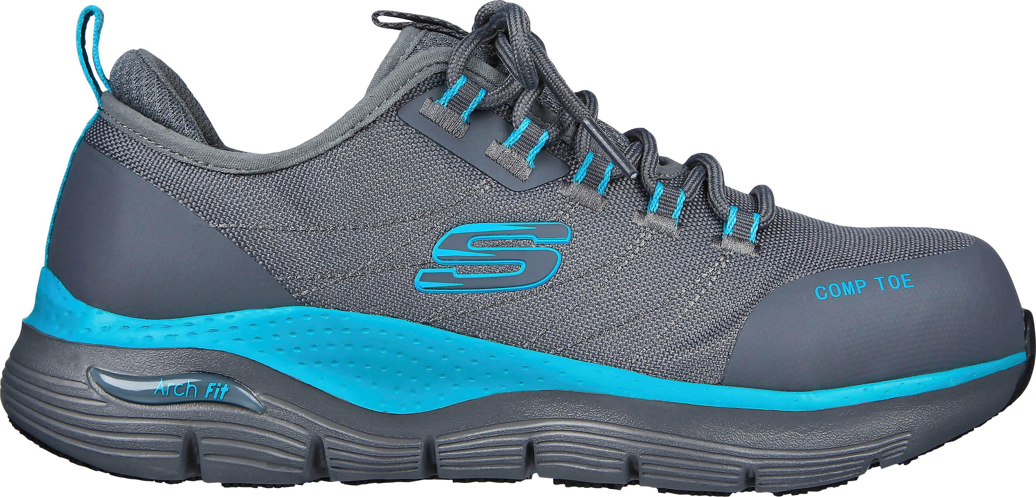 Skechers Veiligheidsschoenen ARCH FIT SR-EBINAL S3 ESD, licht en sportief, doorsteekveilig