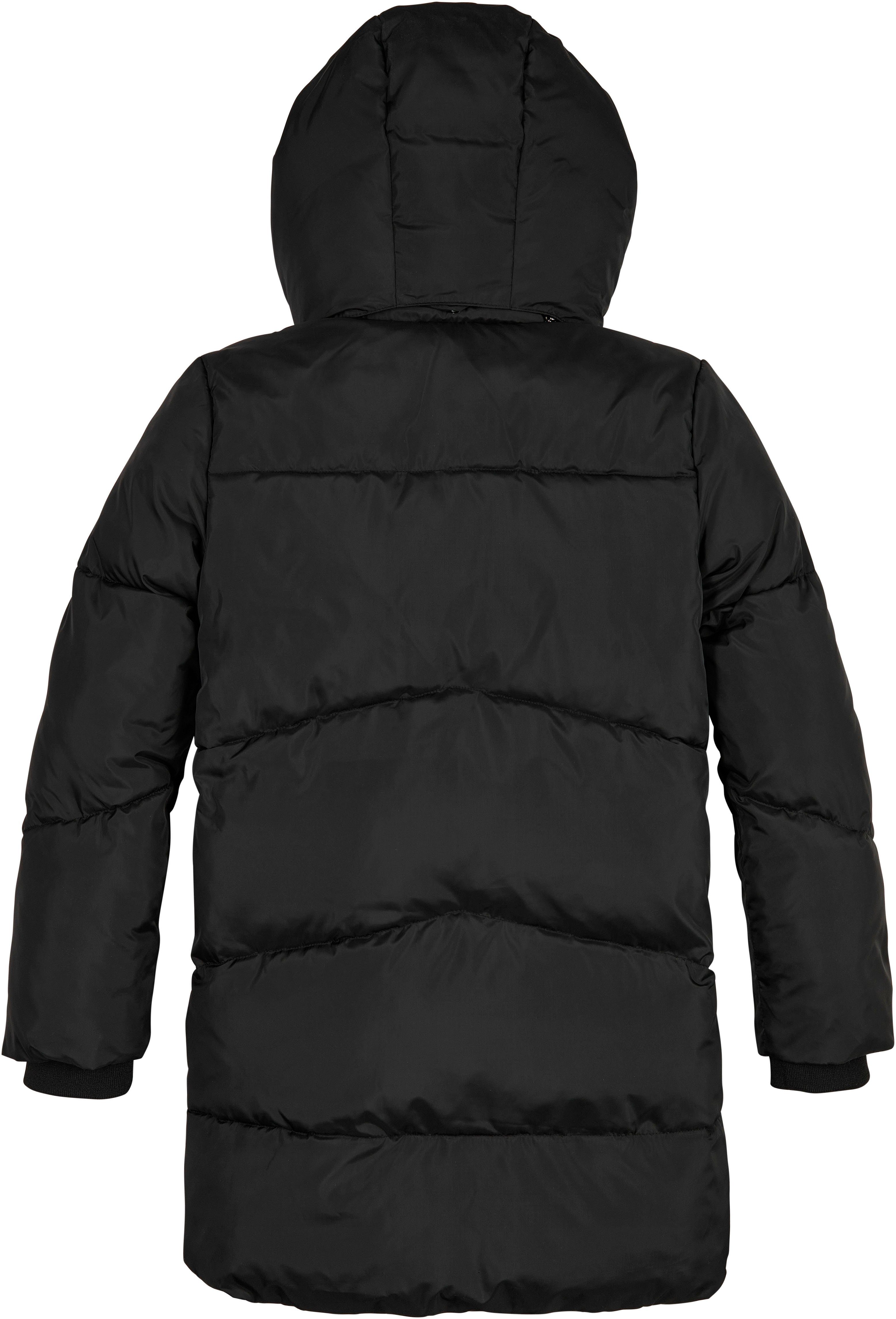 Calvin Klein Gewatteerde jas CK LONG PUFFER COAT voor kinderen tot 16 jaar en calvin klein merklabel