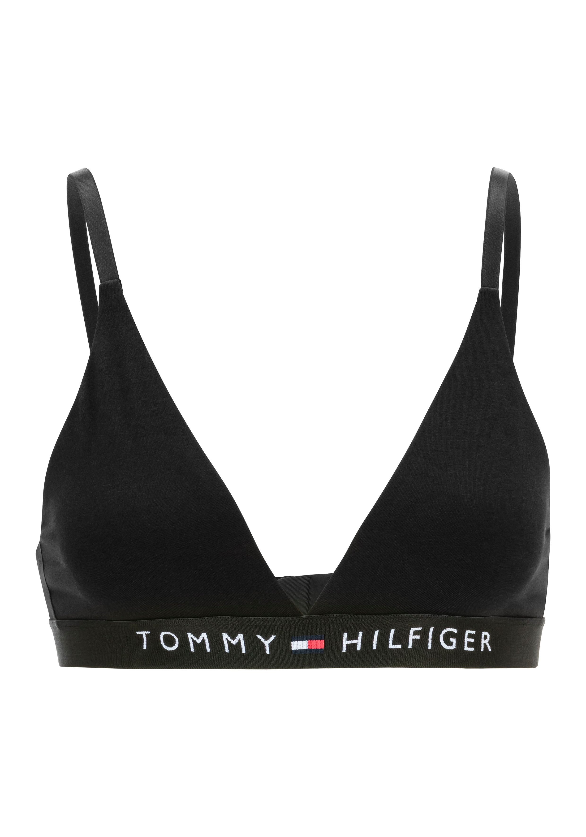 Tommy Hilfiger Underwear Bralette-bh UNLINED TRIANGLE met tommy hilfiger merklabel