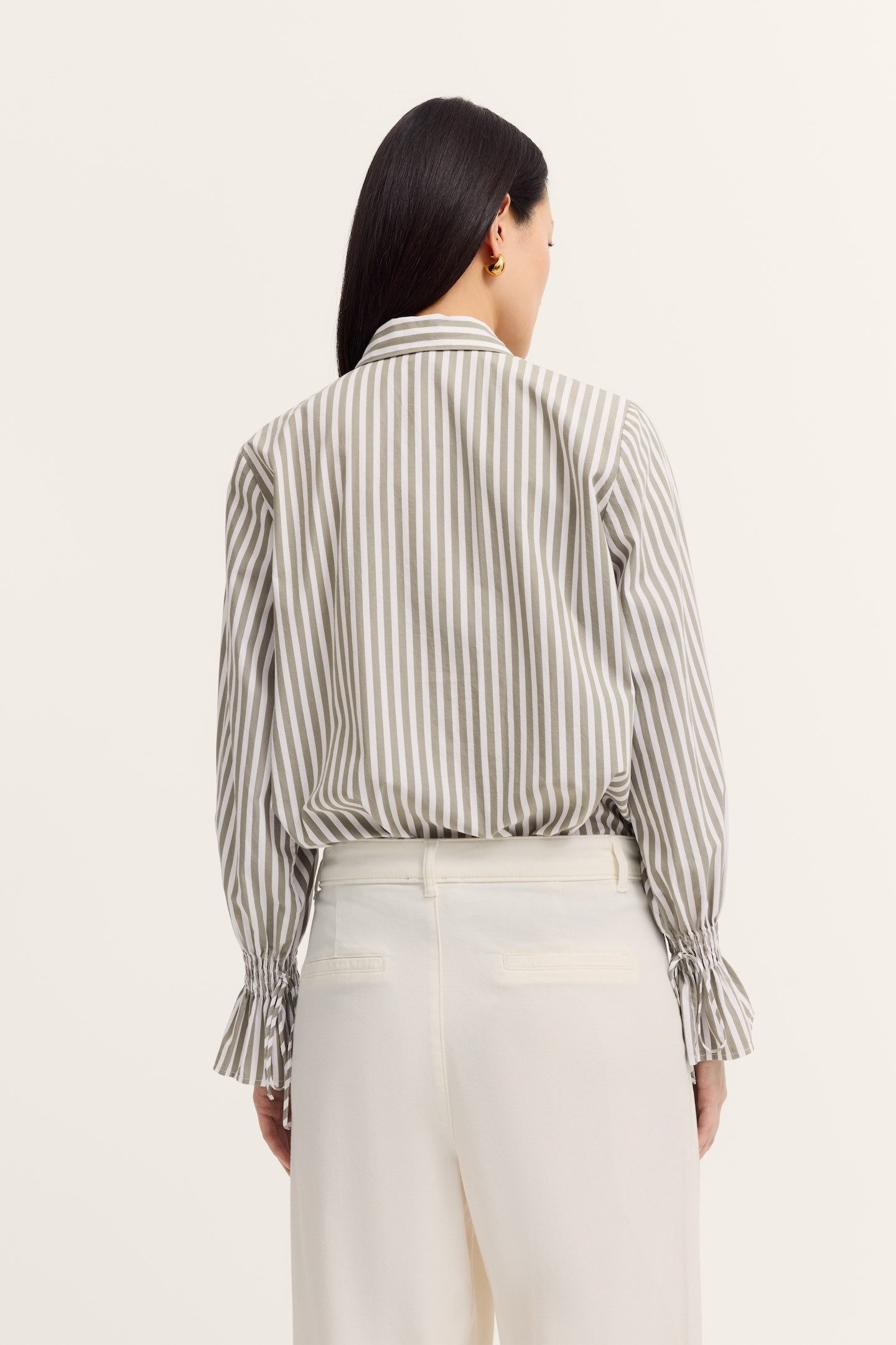 Bugatti Blouse met lange mouwen Gestreept