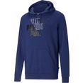 puma hoodie graphic hoodie tr blauw