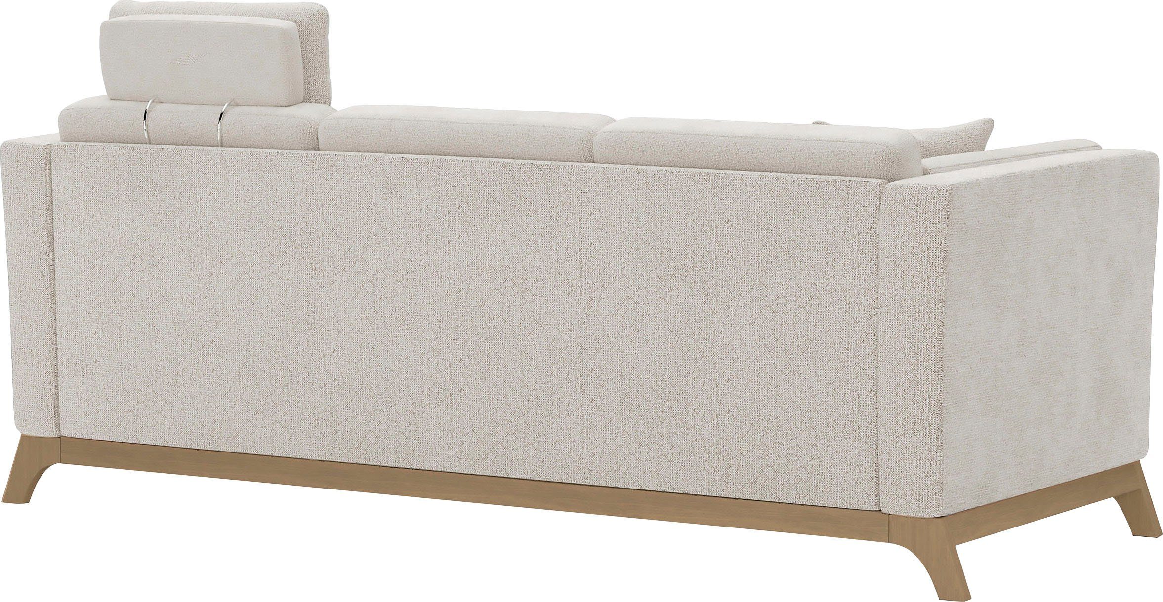 Home affaire 3-zitsbank Viva met houten frame van beukenhout