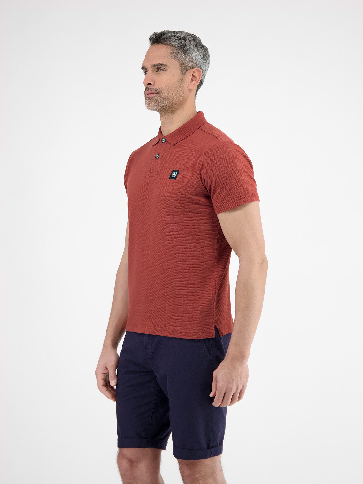 Lerros Poloshirt LERROS Poloshirt in zachte wafelpiqué kwaliteit