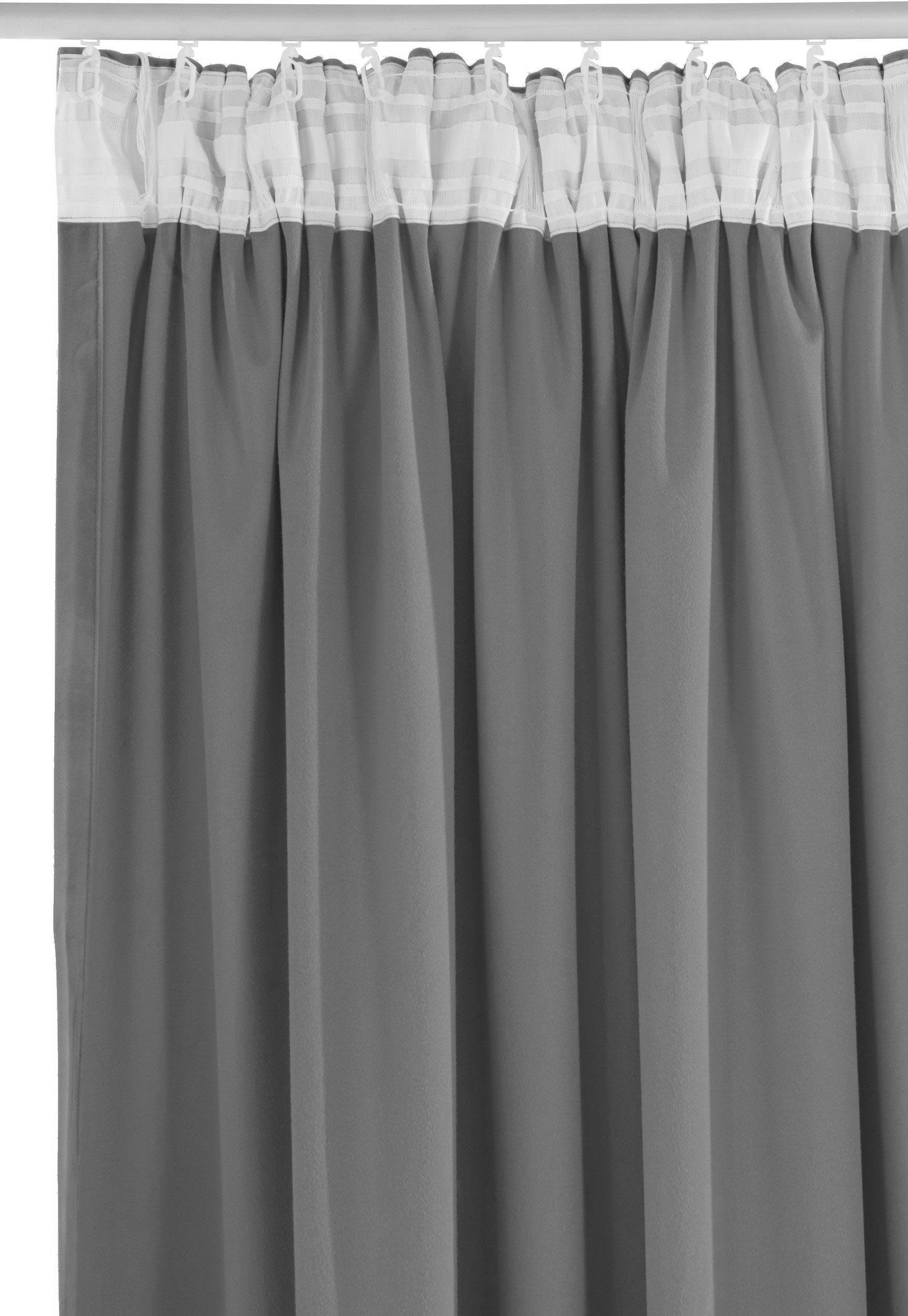 LeGer Home by Lena Gercke Gordijn Fluweel Ladina ondoorzichtig, geweven, verschillende maten, bestseller (1 stuk)