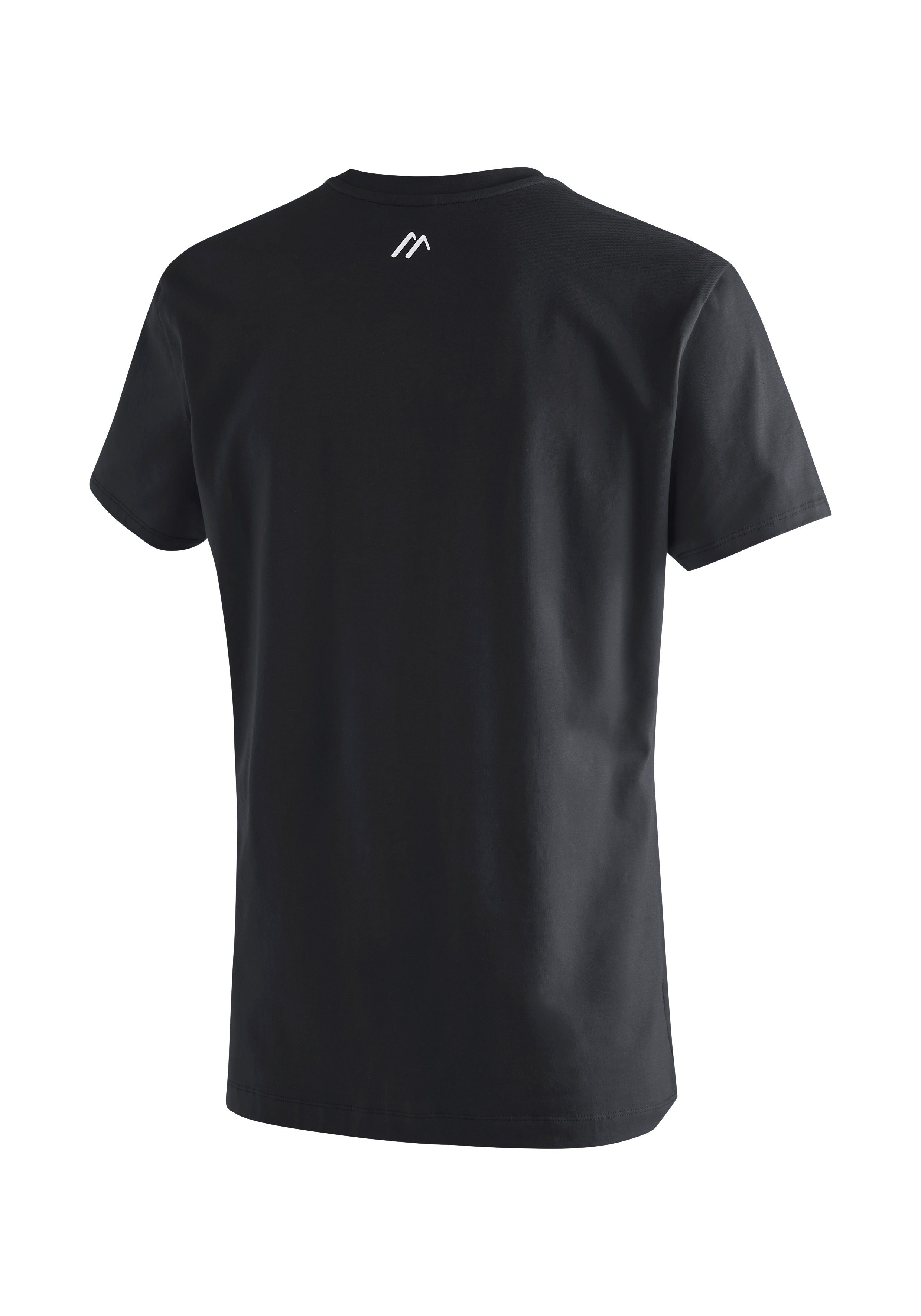 Maier Sports Functioneel shirt MS Tee M Veelzijdig shirt met ronde hals van elastisch materiaal