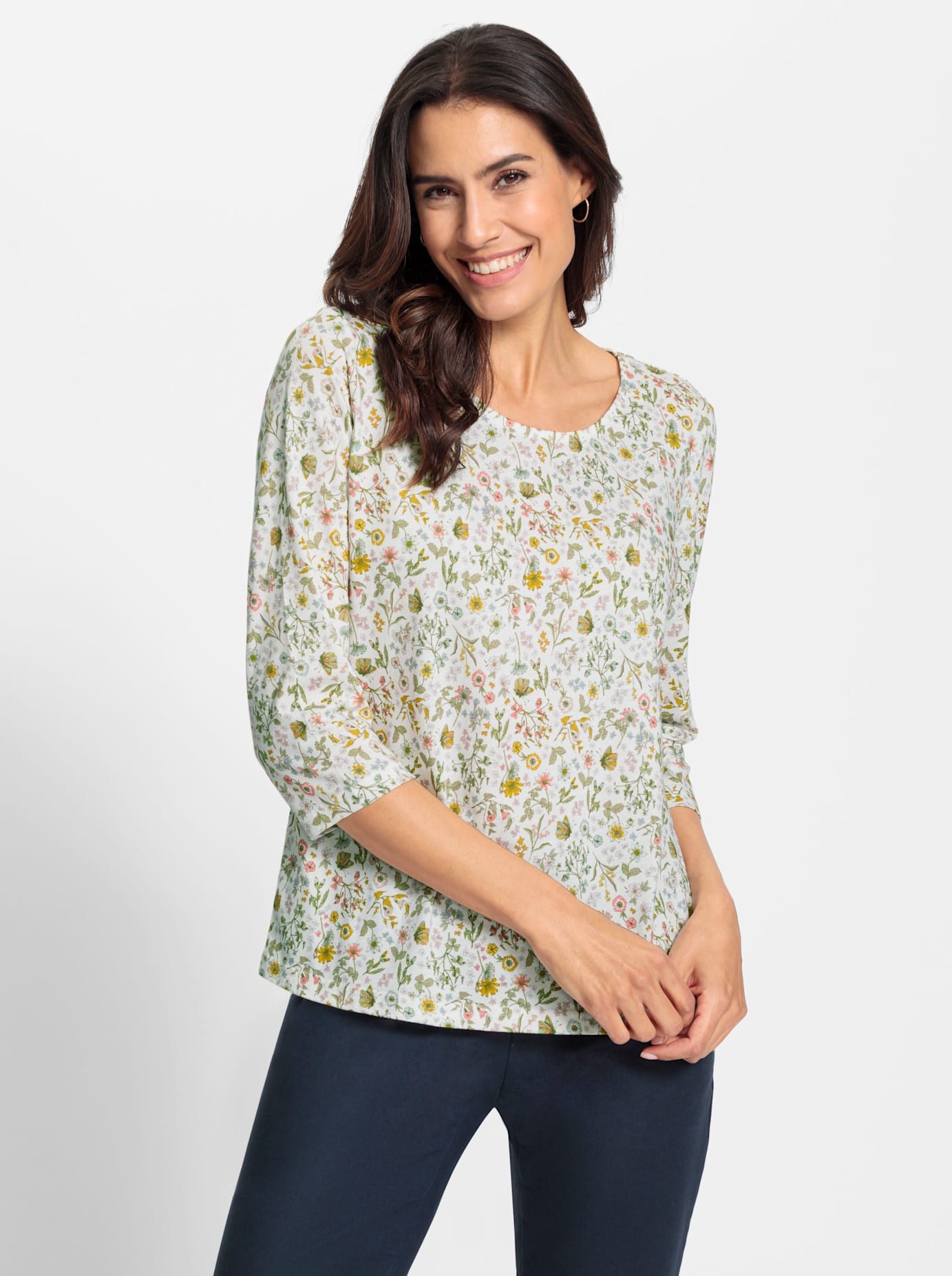 Classic Inspirationen Shirt met print Shirt met 3/4-mouwen (1-delig)
