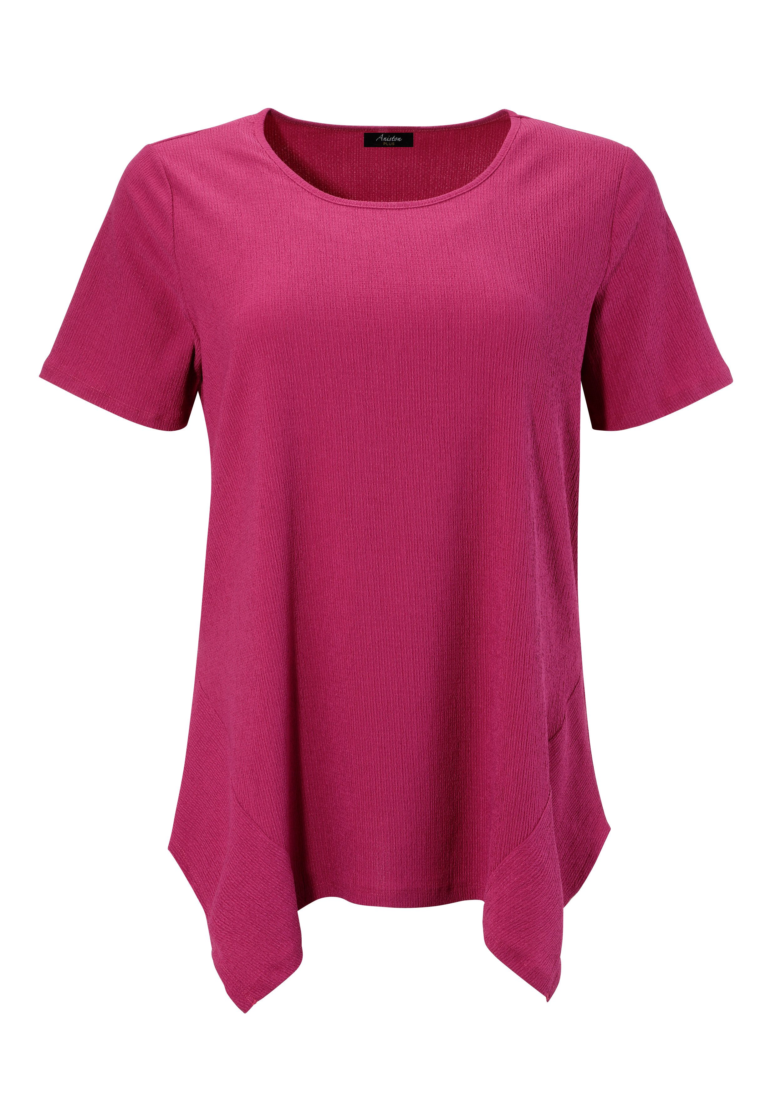 Aniston PLUS Shirt met subtiele streep-look structuur