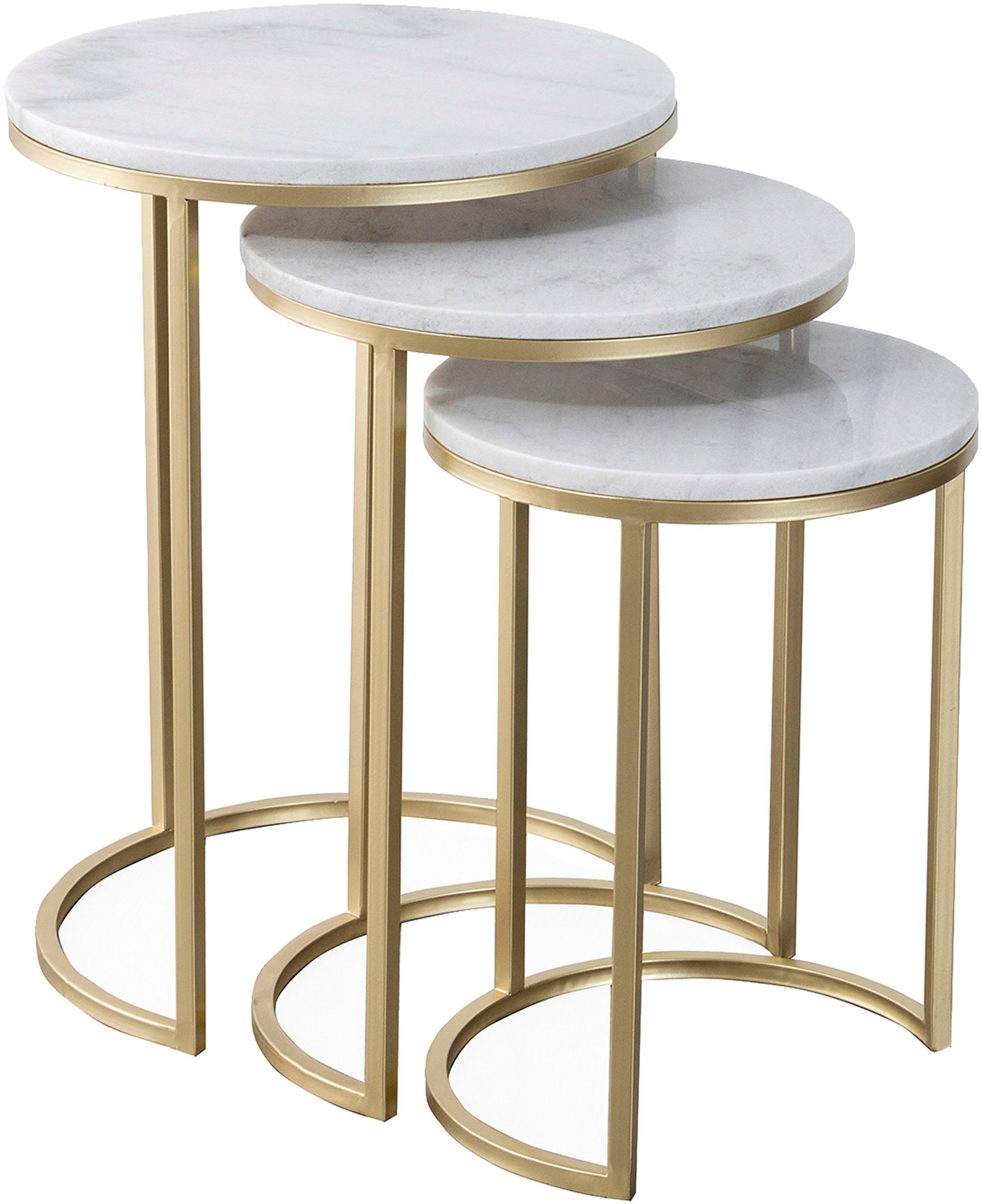 Kayoom Bijzettafel Tria 125 3-delige set, fascinerend en verfrissend (set, 3 stuks)