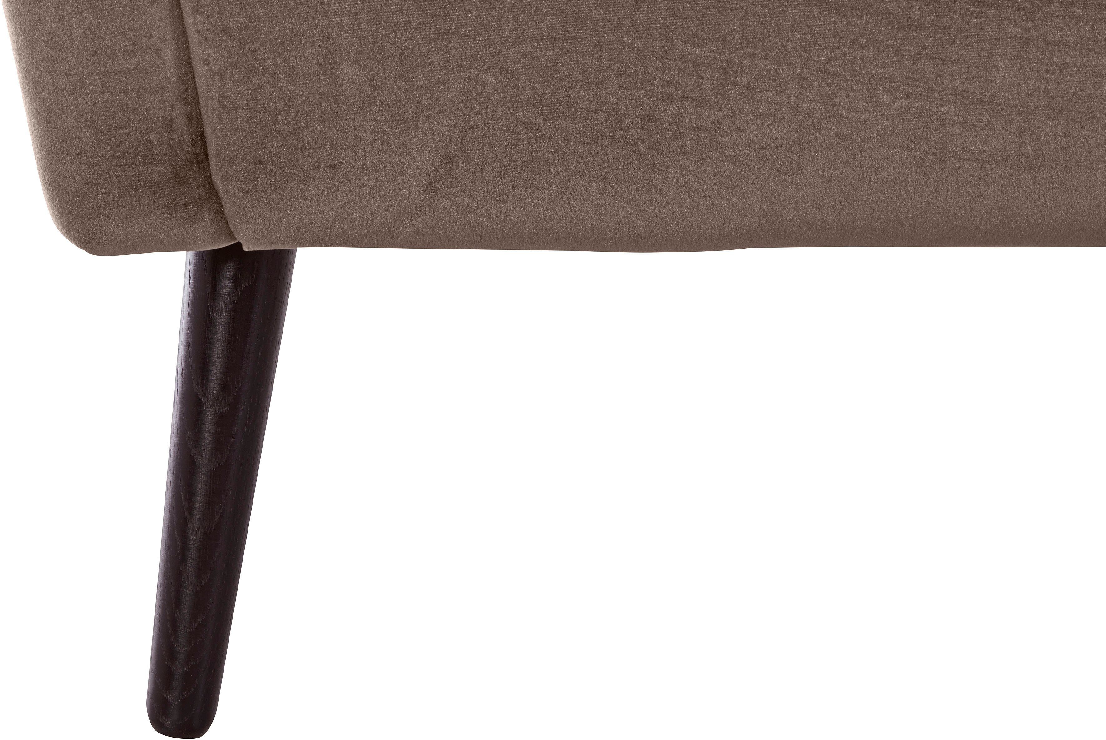 Home affaire Fauteuil Sallito, TV-stoel, oorfauteuil met Hocker, in veel stofkwaliteiten, ook in fluweelcord