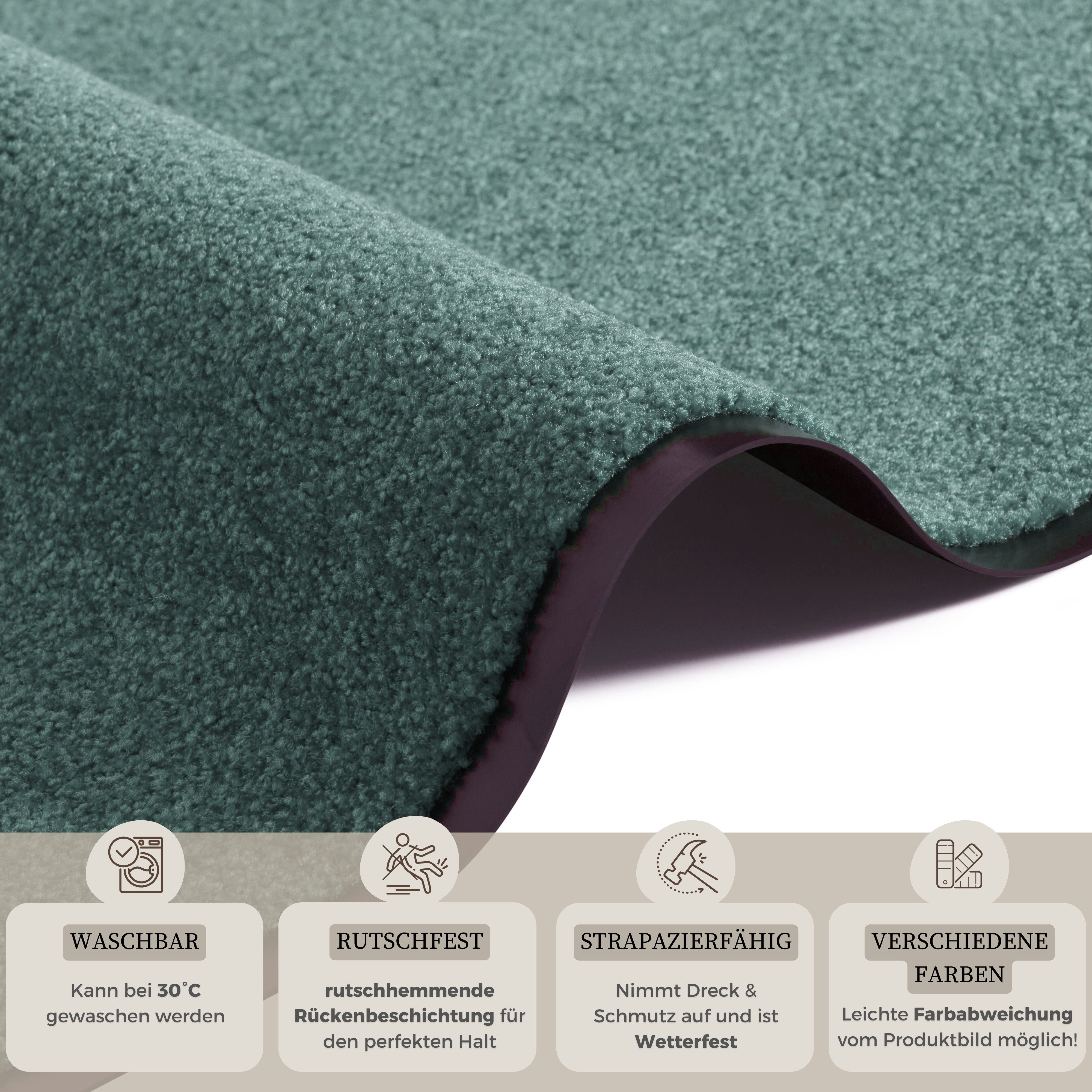 HANSE Home Mat Wash & Clean Vuilopvangmat, deurmat, in- en uitwendig, tapijt, loper, wasbaar
