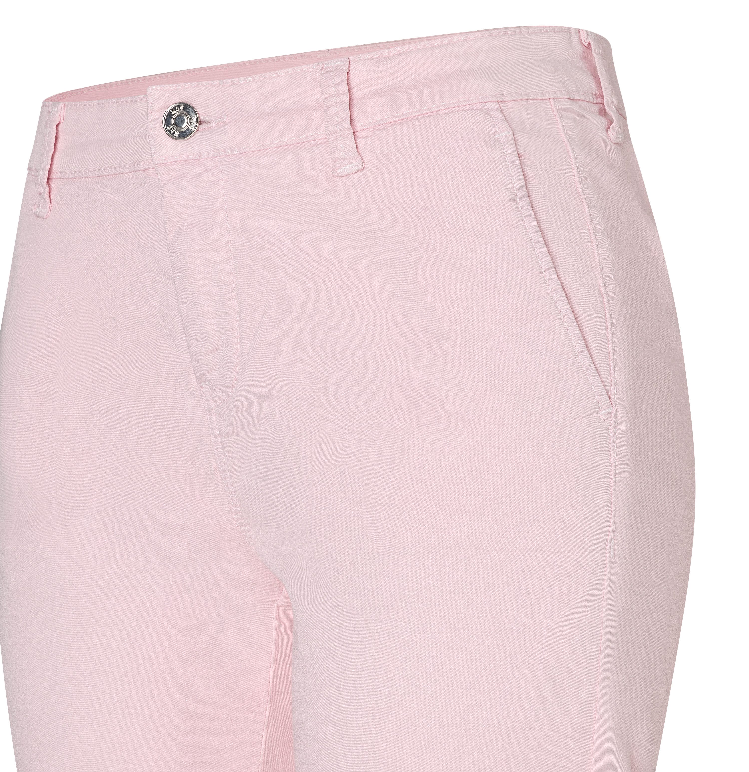 MAC Chino turn up met subtiele glans, elegant en sportief tegelijk