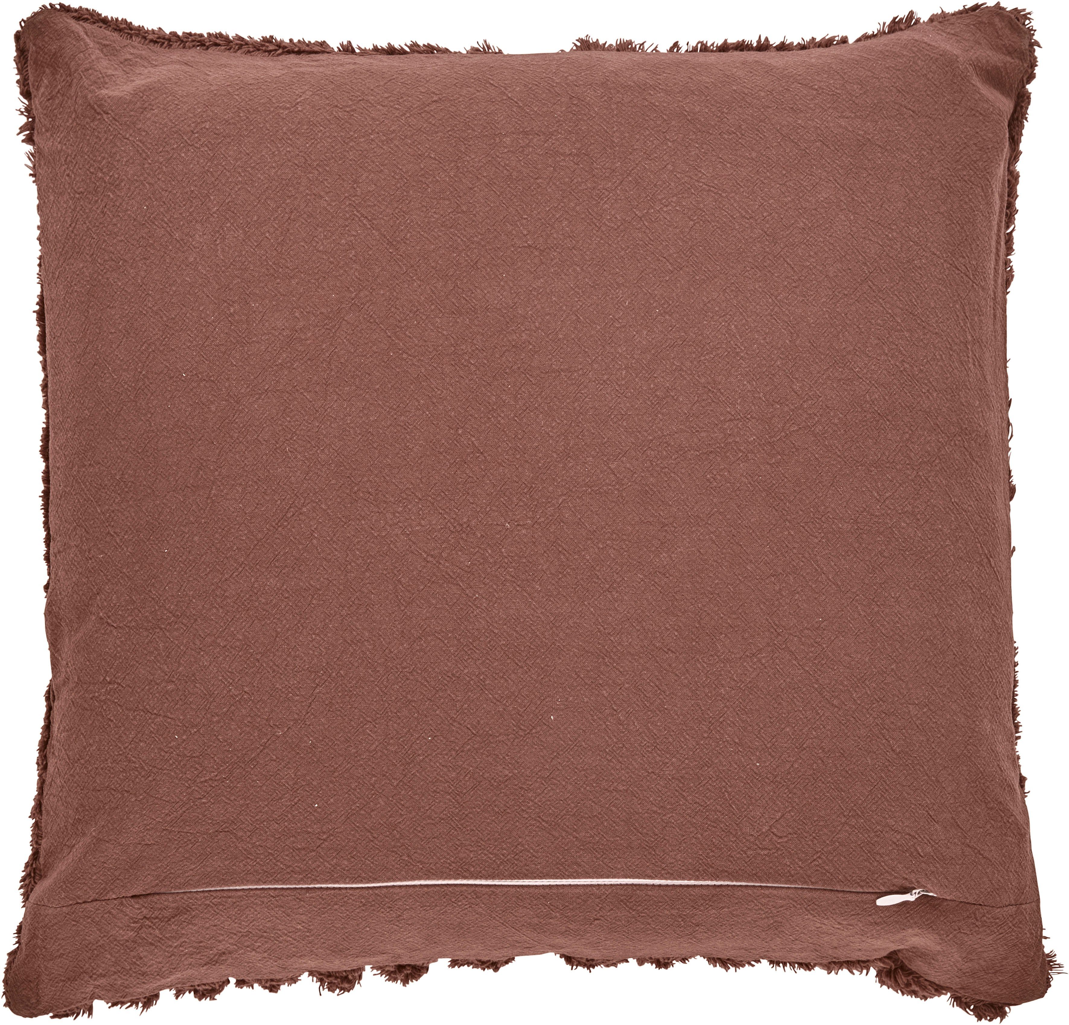 LeGer Home by Lena Gercke Kussenovertrekken Loana met pluizige 3d-patronen (combi-set, 2 stuks)