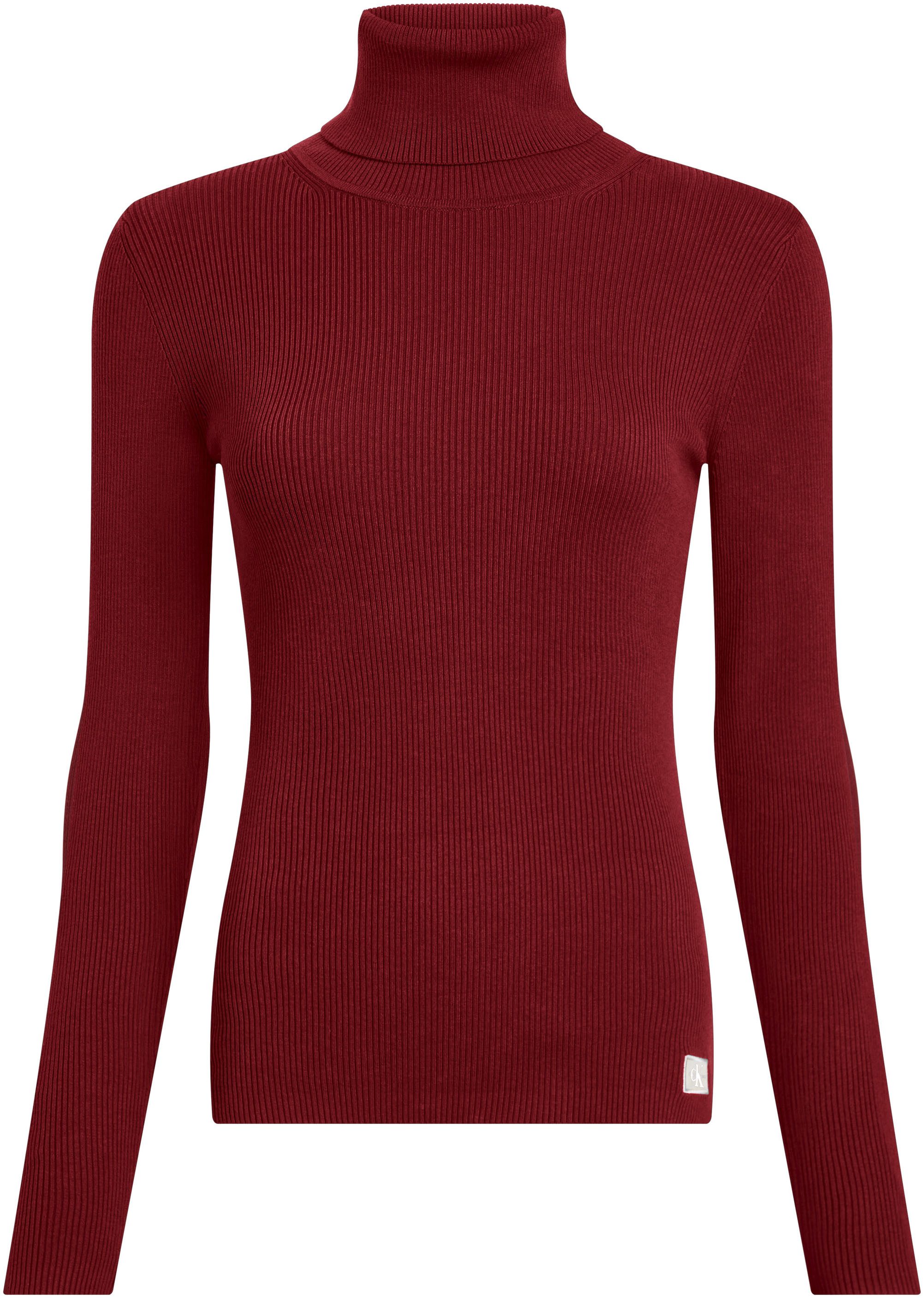 Calvin Klein Coltrui WOVEN LABEL ROLL NECK SWEATER