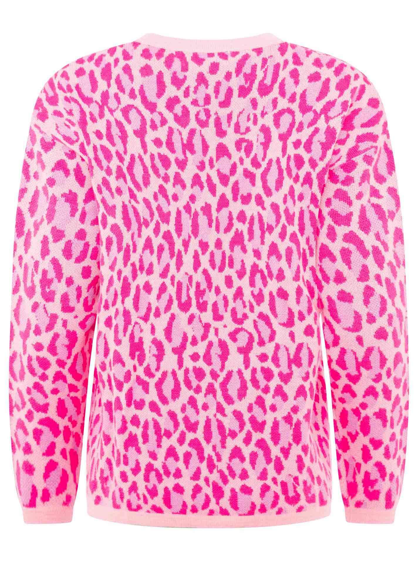 Zwillingsherz Gebreide trui Wild Heart met neon opschrift