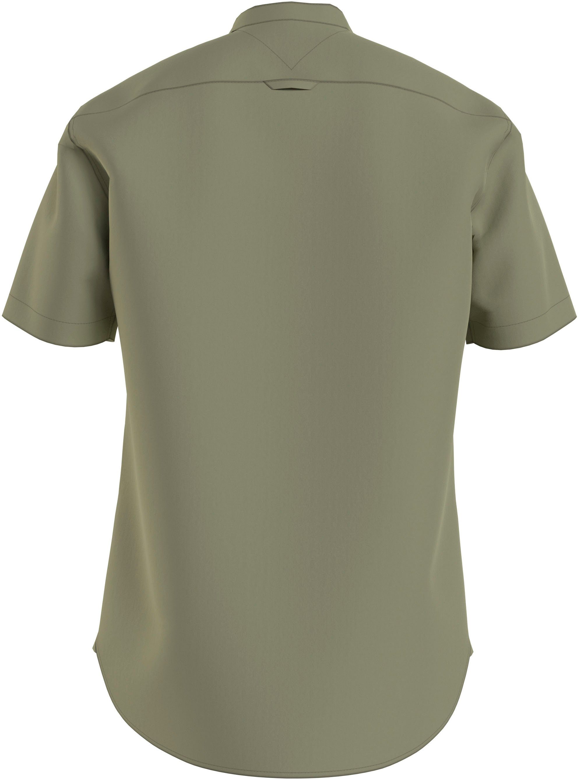 Tommy Hilfiger Overhemd met korte mouwen FLEX POPLIN MAO RF SHIRT
