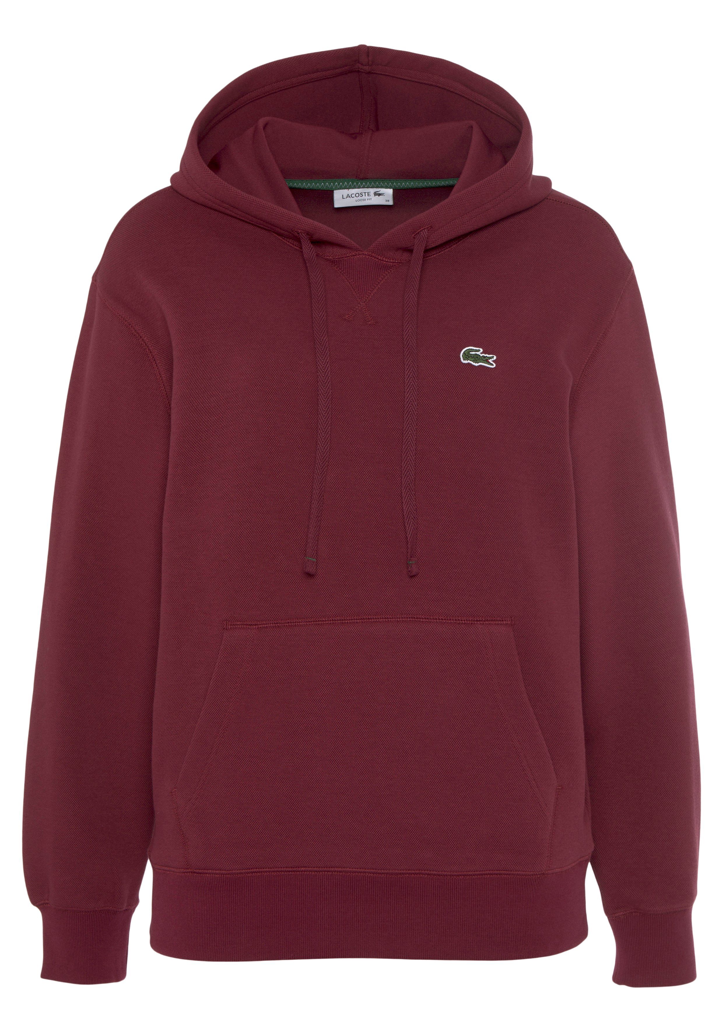 Lacoste Hoodie met geborduurde krokodil