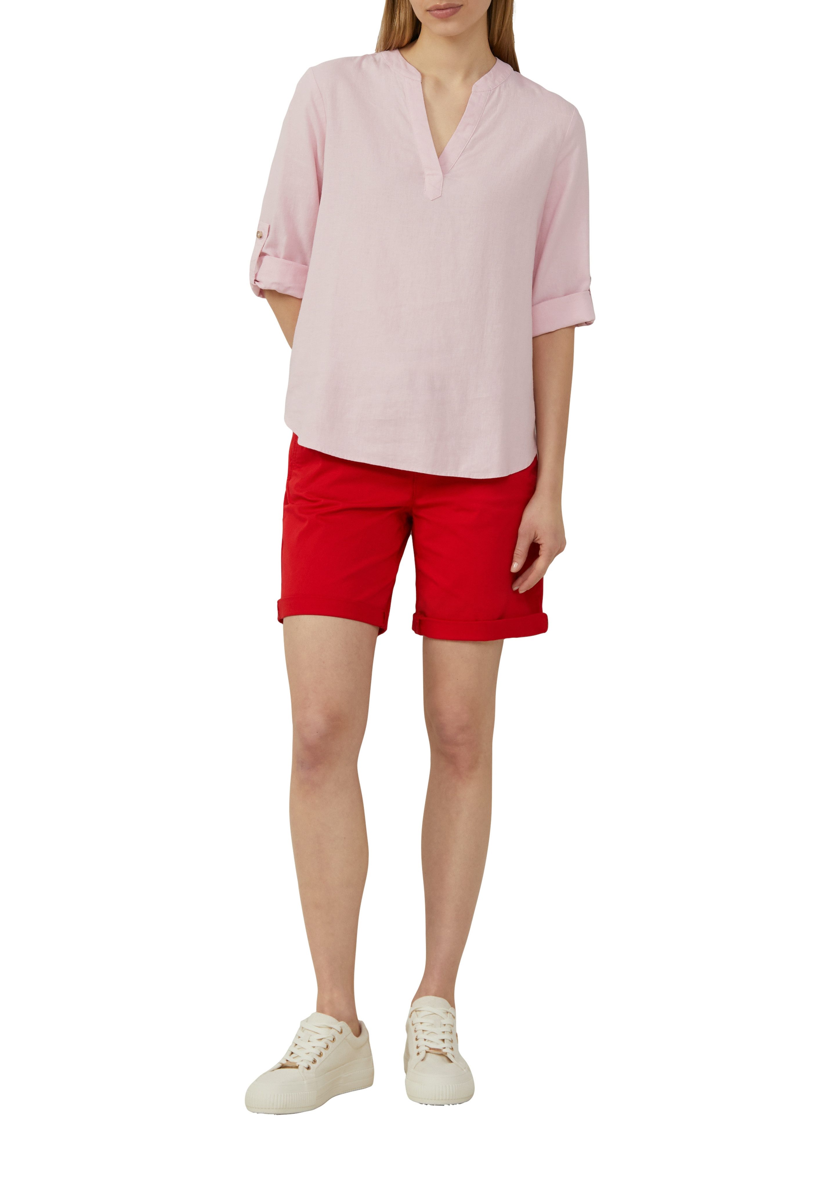 s.Oliver Klassieke blouse met turn-up