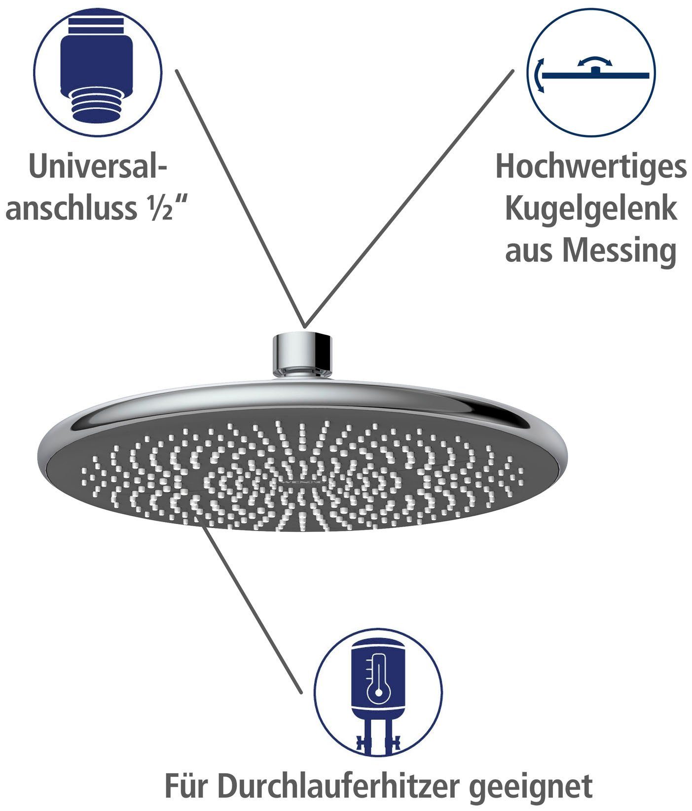 WENKO Douchesysteem Watersaving eenvoudige aansluiting op bestaande kraan of wandbocht