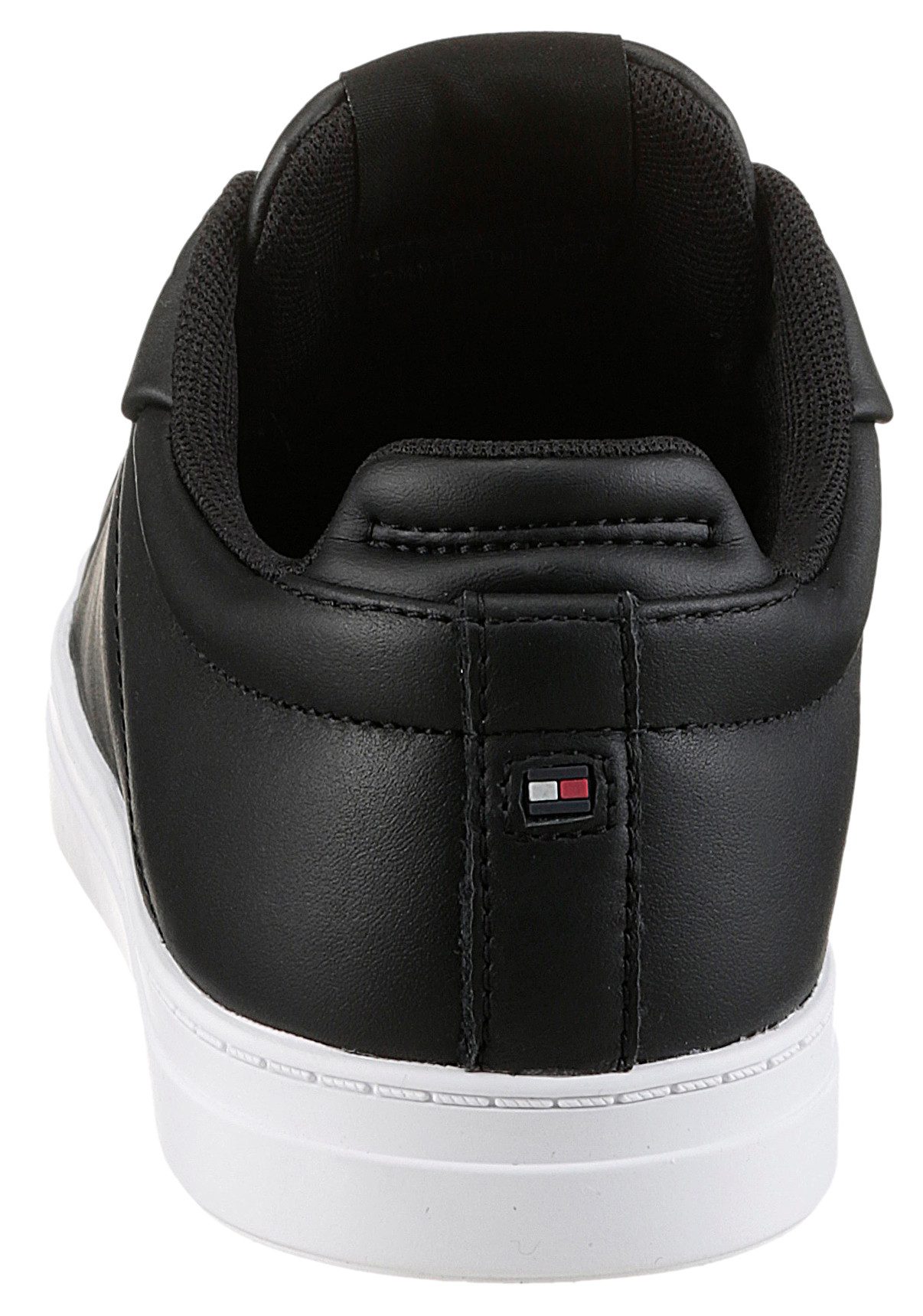 Tommy Hilfiger Plateausneakers WOMENS ICON COURT SNEAKER FLAG vrijetijdsschoen, veterschoen, lage schoen met gevoerde schacht