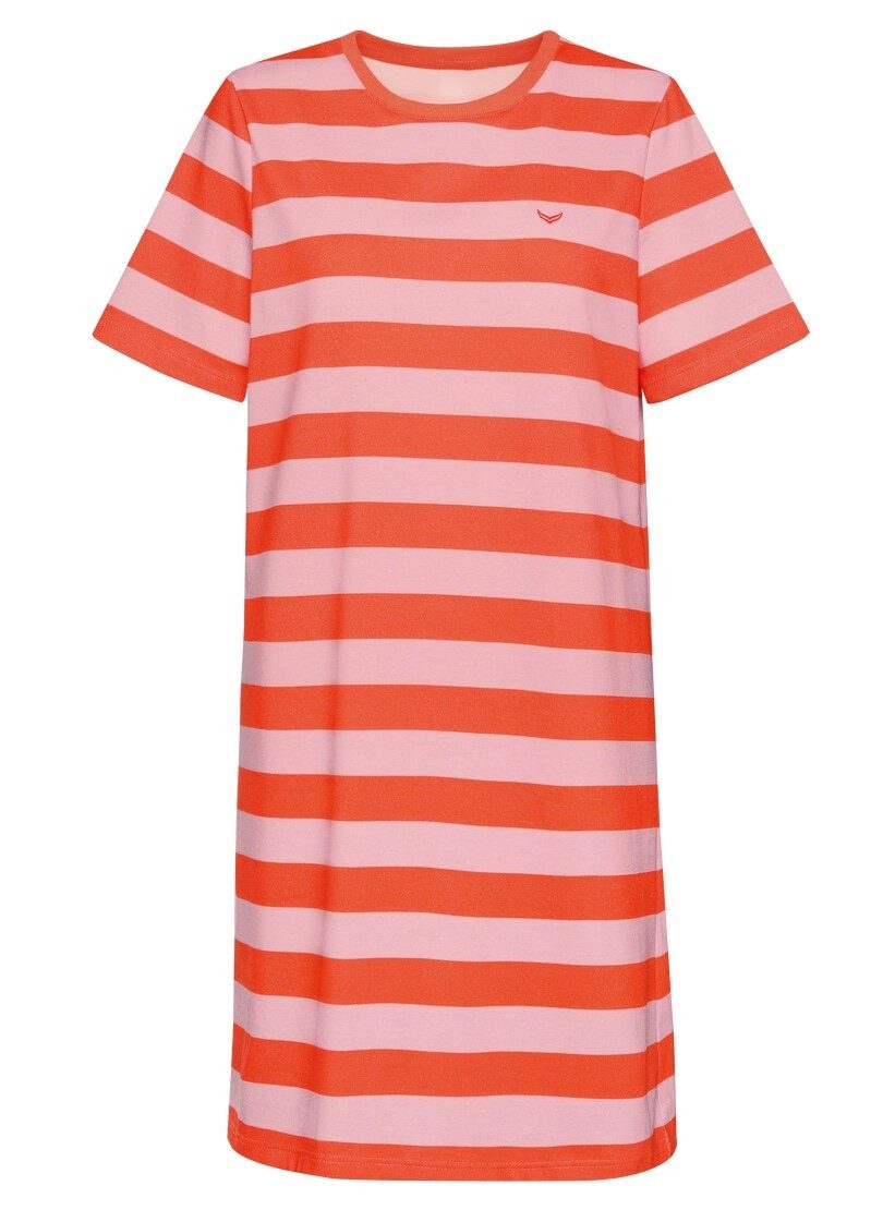 Trigema Jerseyjurk TRIGEMA heavy jurk met streepjespatroon (1-delig)