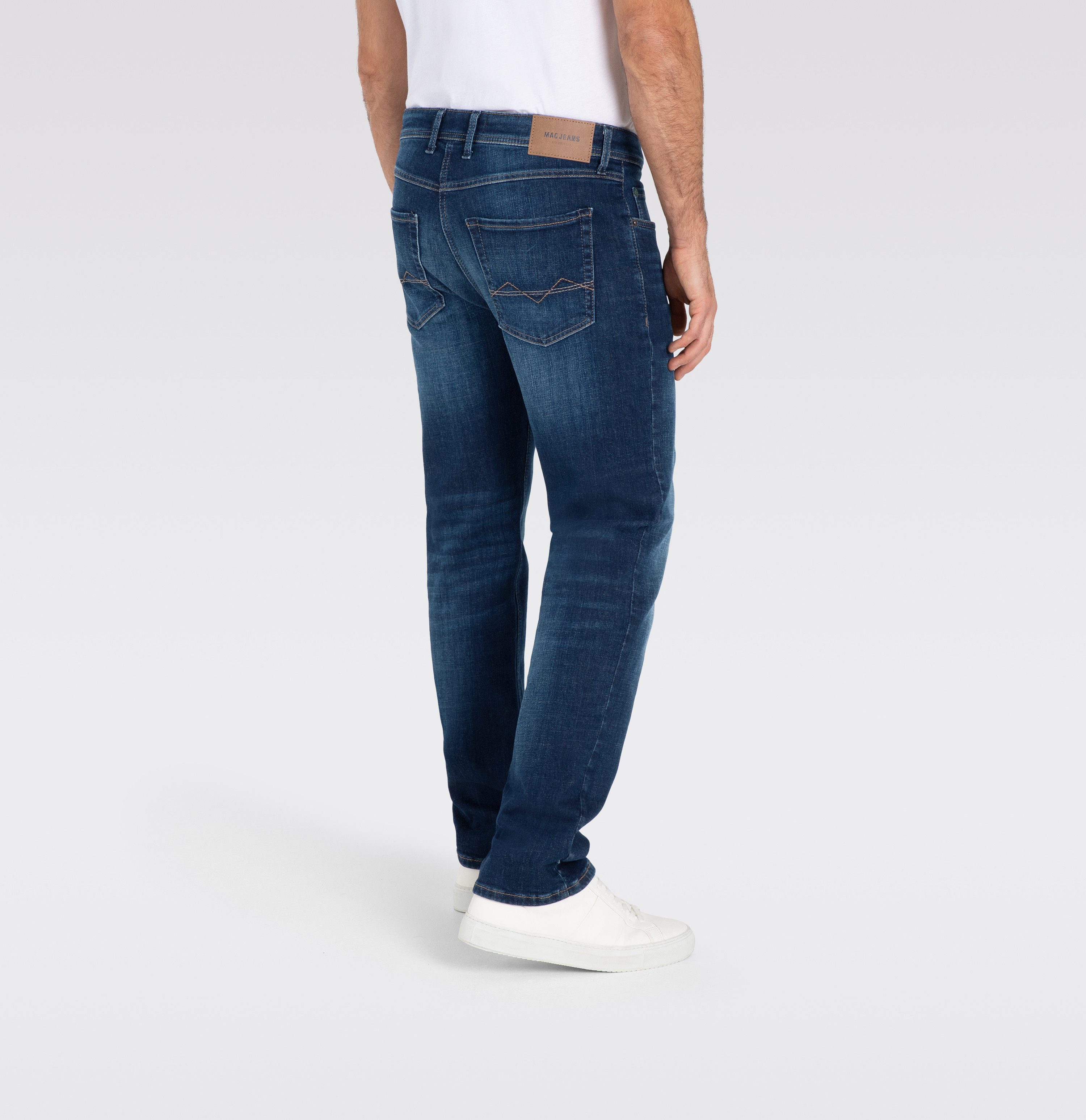 MAC Straight jeans Arne in verzorgde uitstraling met stretch