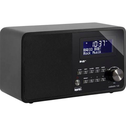 DigitalBox imperial DABMAN 100 DAB+ und UKW Radio zwart (22-221-00)