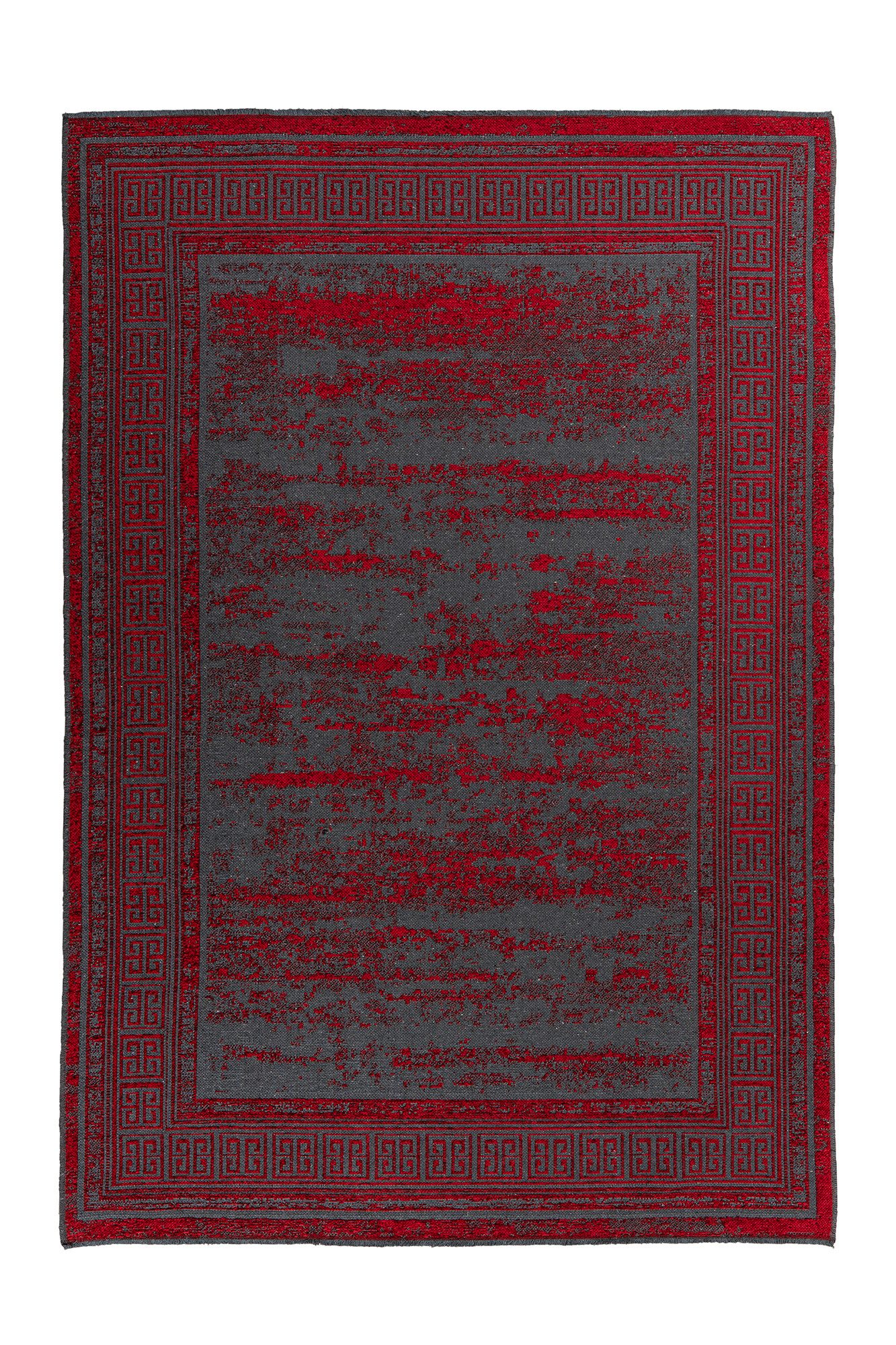 Kayoom Vloerkleed Kalea 325 Vlakweefsel tapijt met reliëfontwerp, used-look, moderne kleuren