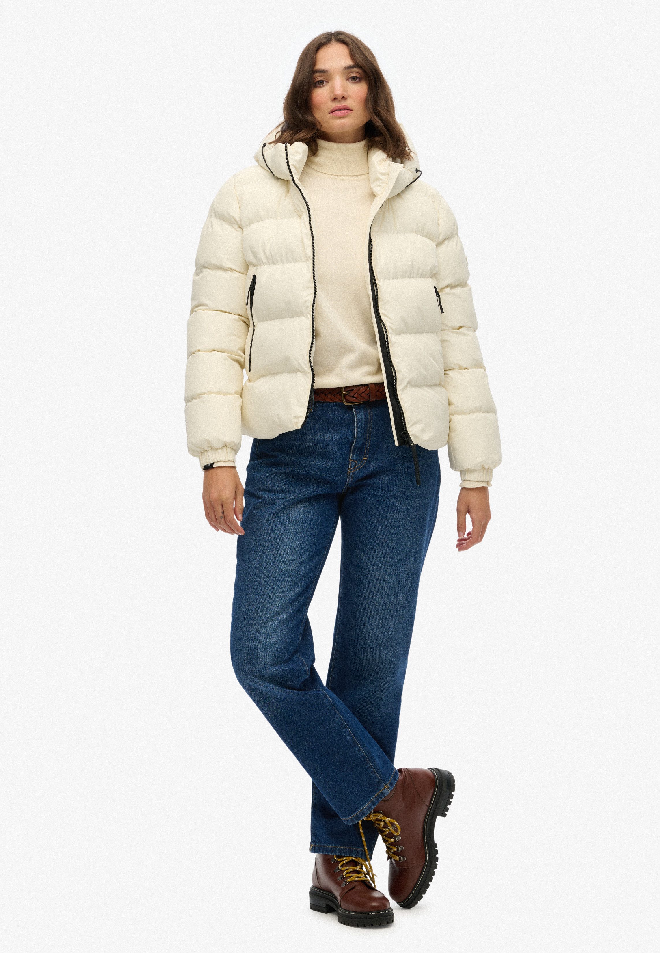 Superdry Gewatteerde jas HOODED SPORTS PUFFER JACKET