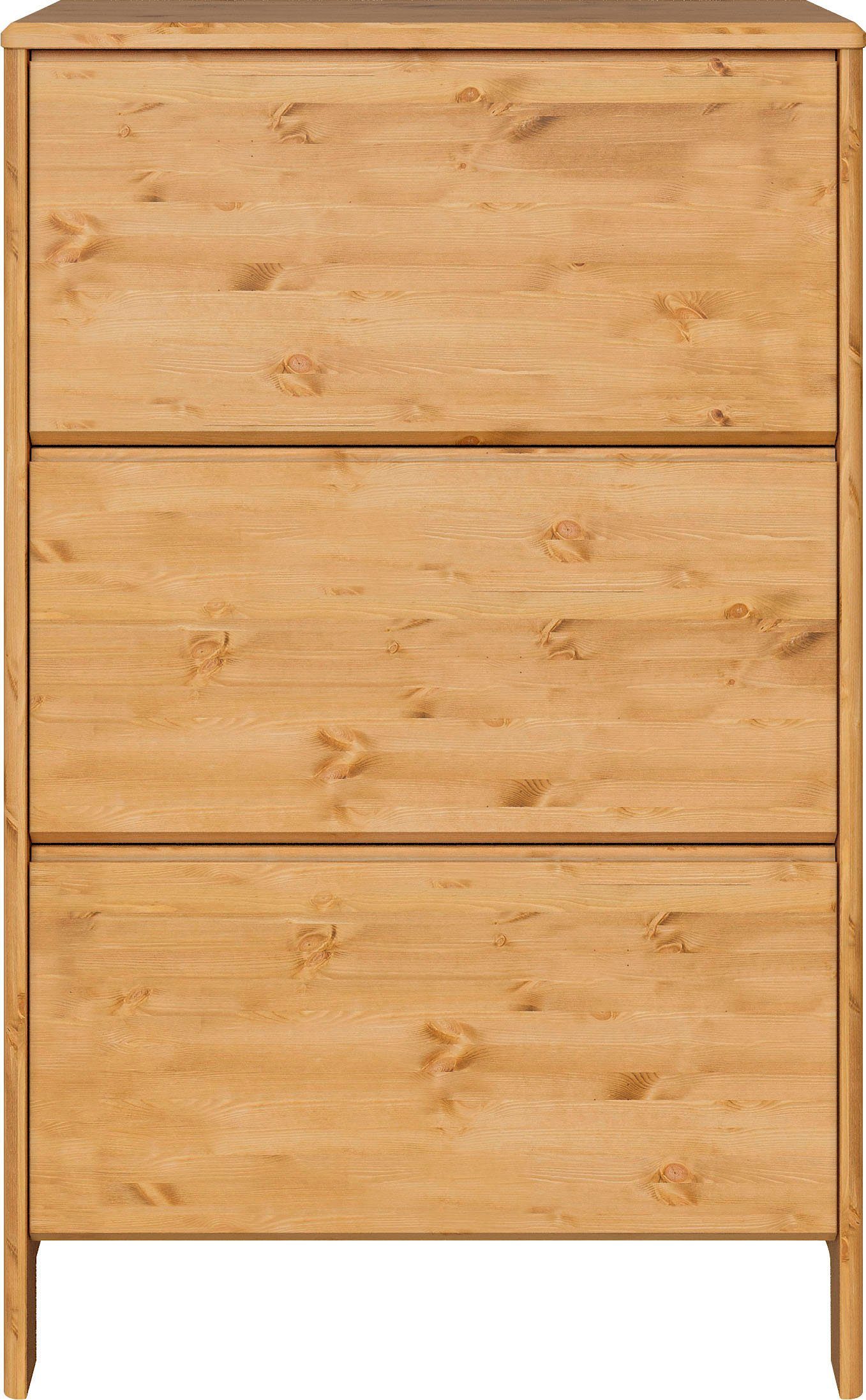 Home affaire Schoenenkast Luven gecertificeerd massief hout, met 3 kleppen