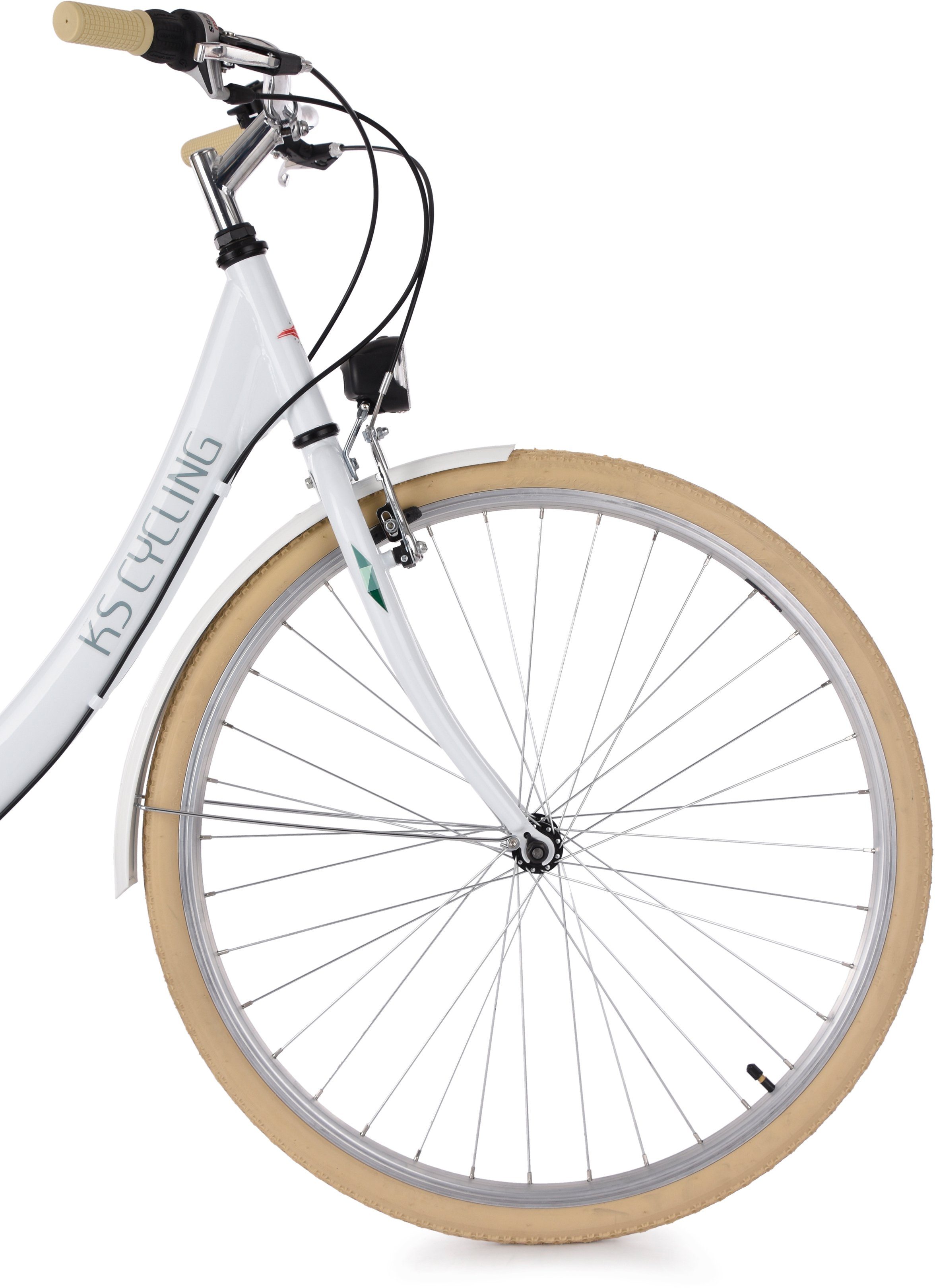 KS Cycling Citybike Toscana voor dames, kettingversnelling