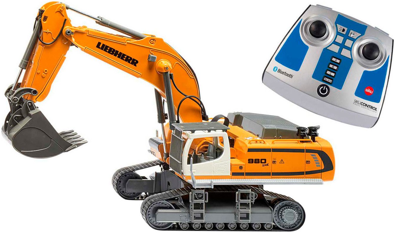 Siku RC-graafmachine Siku control, RC LIEBHERR R980 SME graafmachine met rupsbanden (6740)