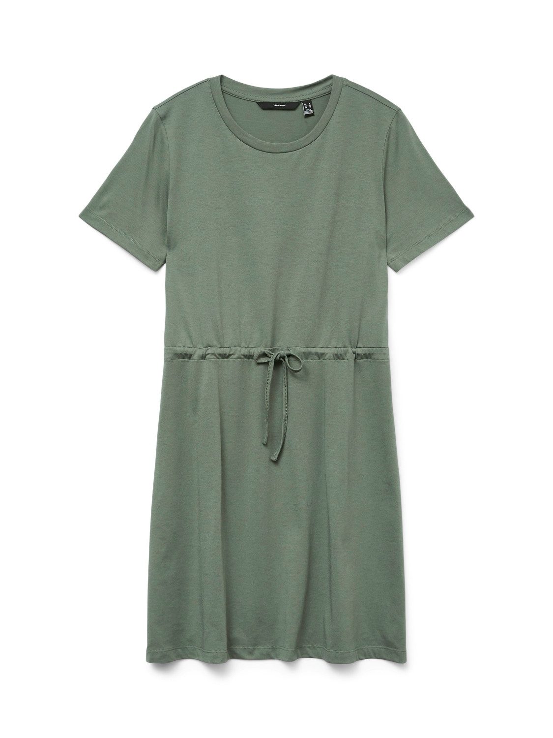 Vero Moda Shirtjurk VMLUNA SS SHORT STRING DRESS JRS NOOS