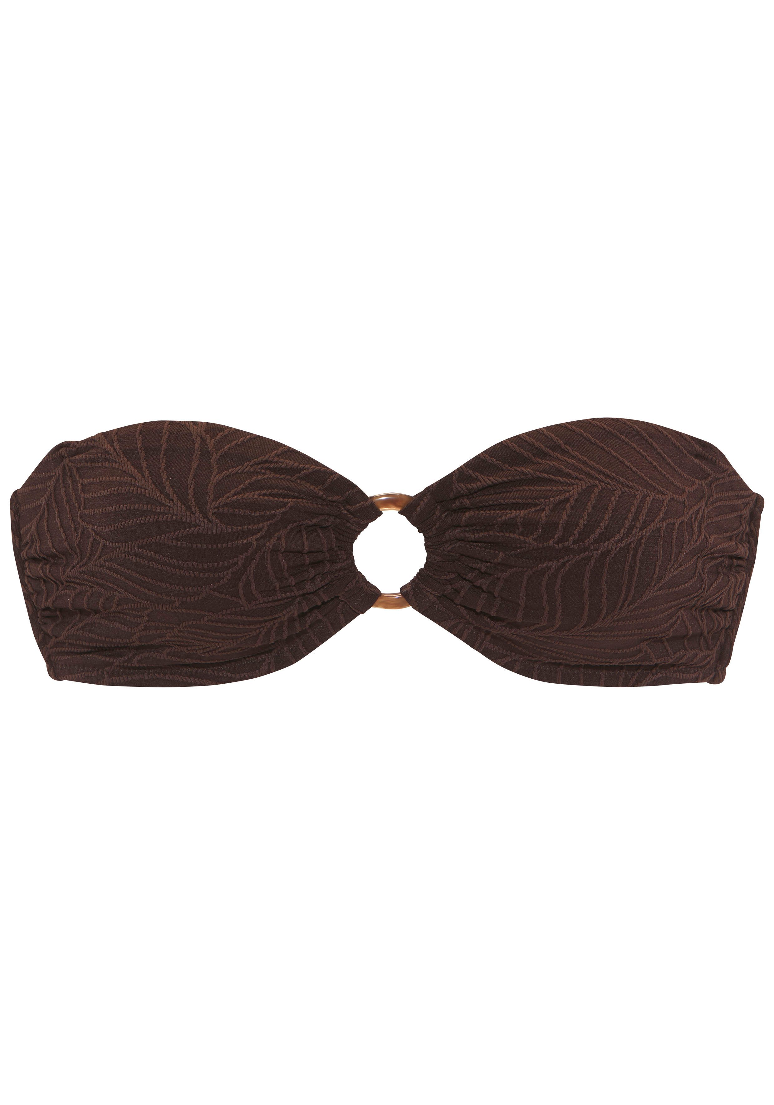 Lascana Bandeau-bikinitop Fay van elegante structuurstof