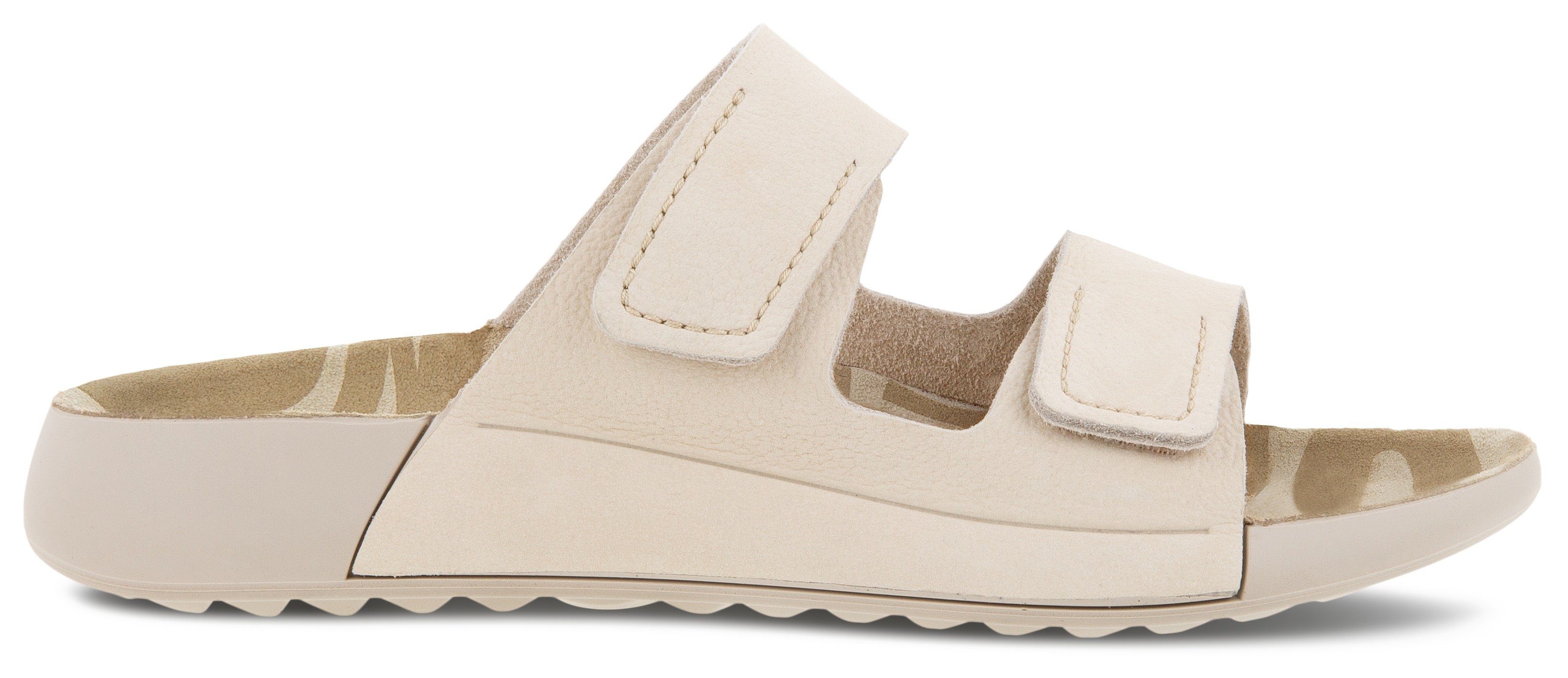 Ecco Slippers Cozmo W zomerschoen, slippers met twee klittenbandsluitingen