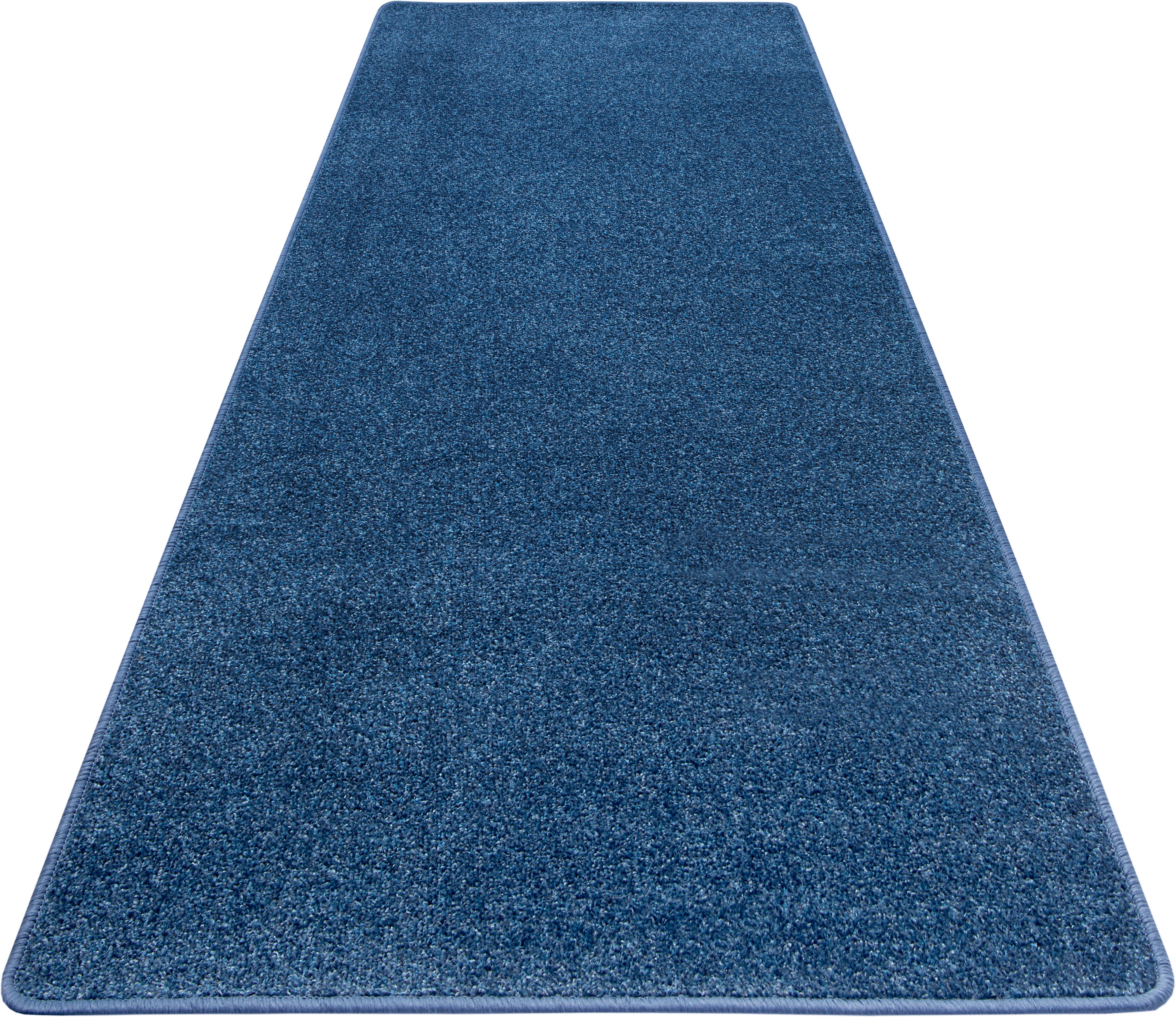 Hanse Home Exclusiv Loper Liberty Uni-gemêleerd, duurzaam, sterke kleuren, rondom gekleurde afwerking