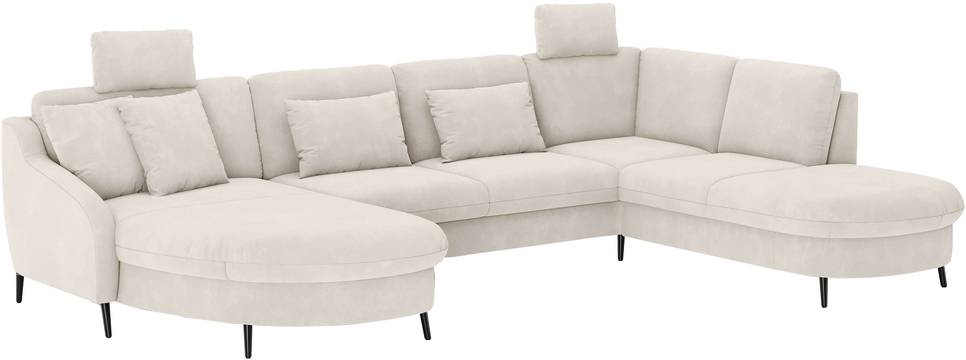 sit&more Zithoek Soul U-model optioneel met bed en bedlade
