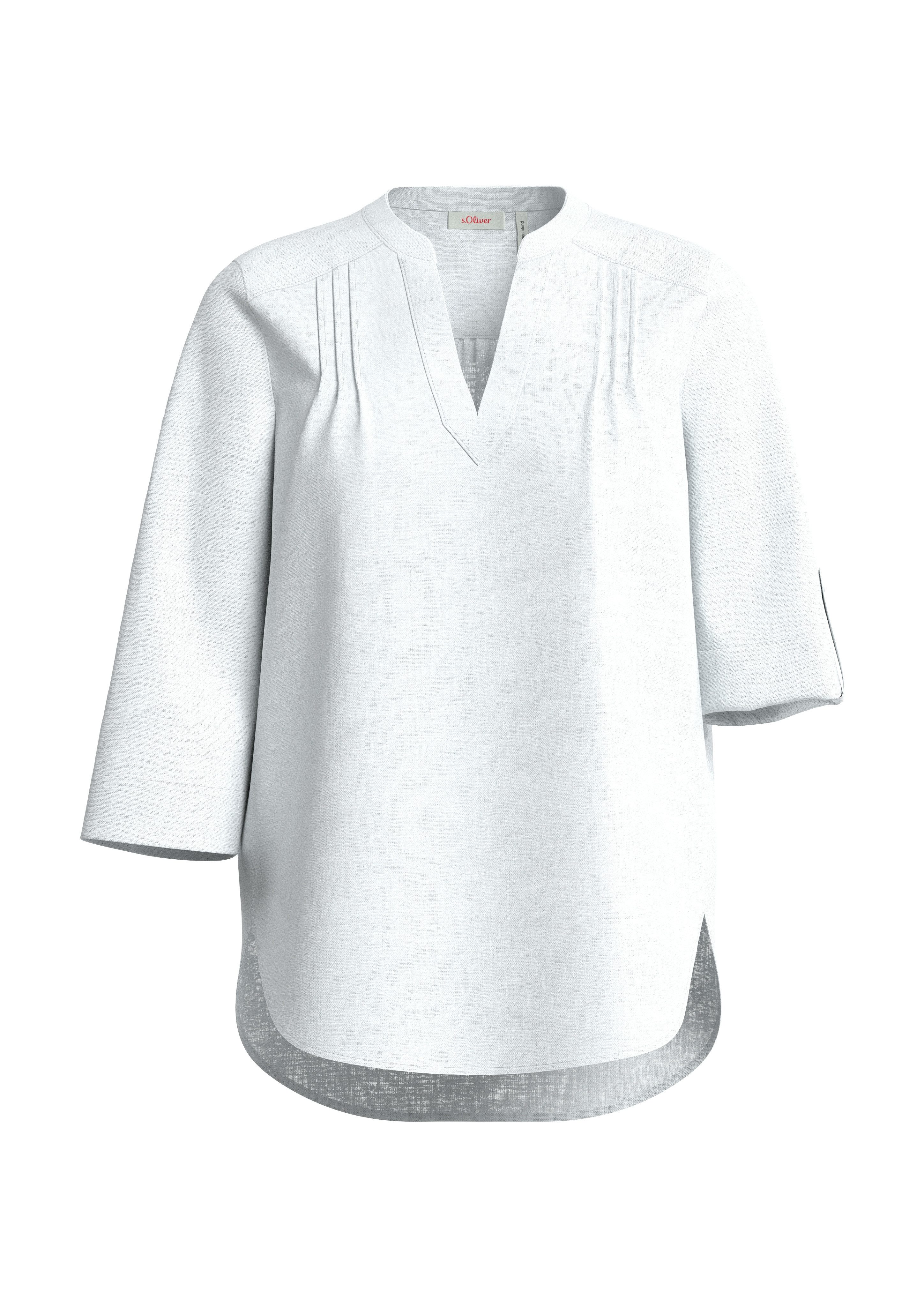 s.Oliver Klassieke blouse met 3 4-mouwen