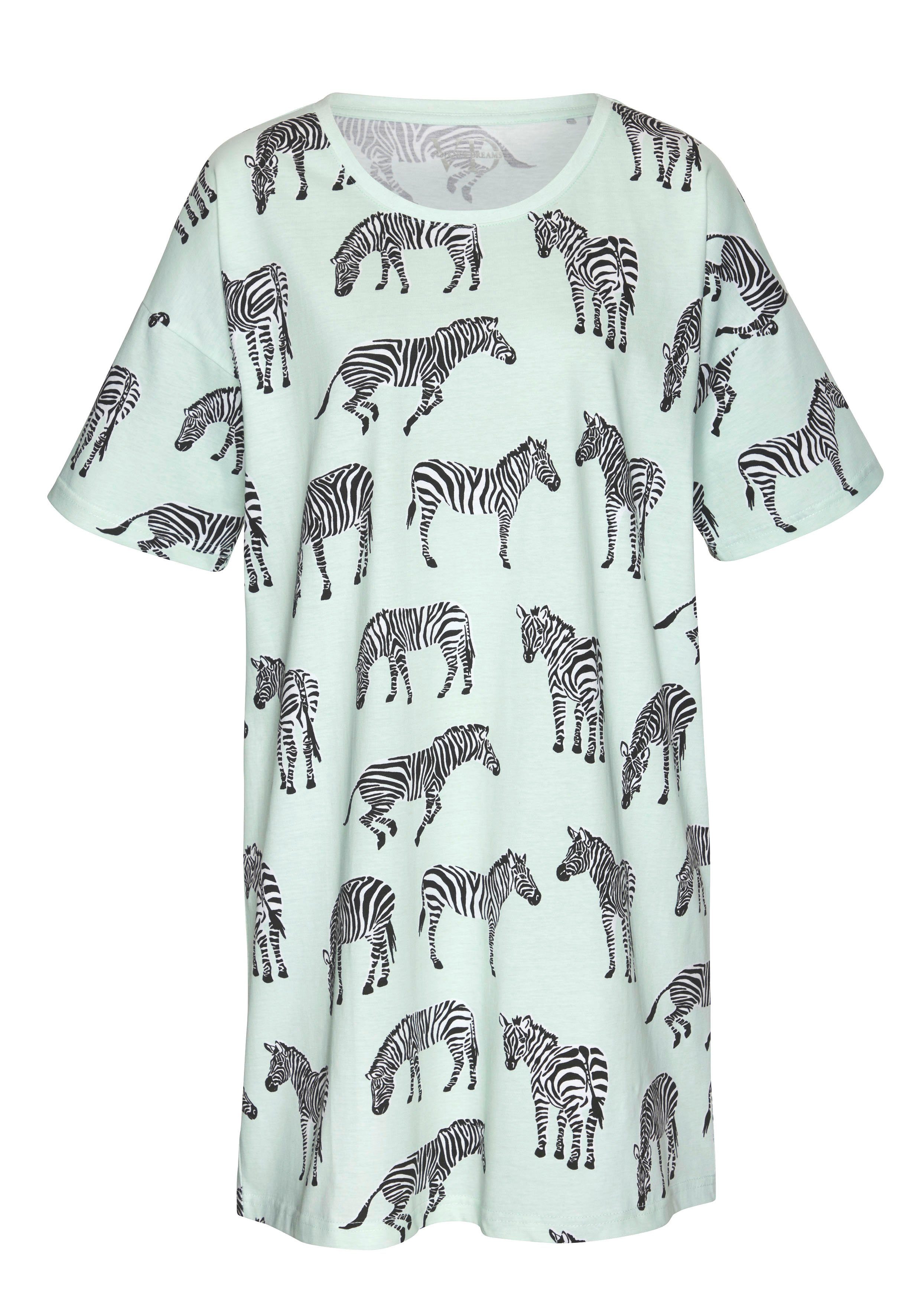 Vivance Dreams Nachthemd mt animal alloverprint