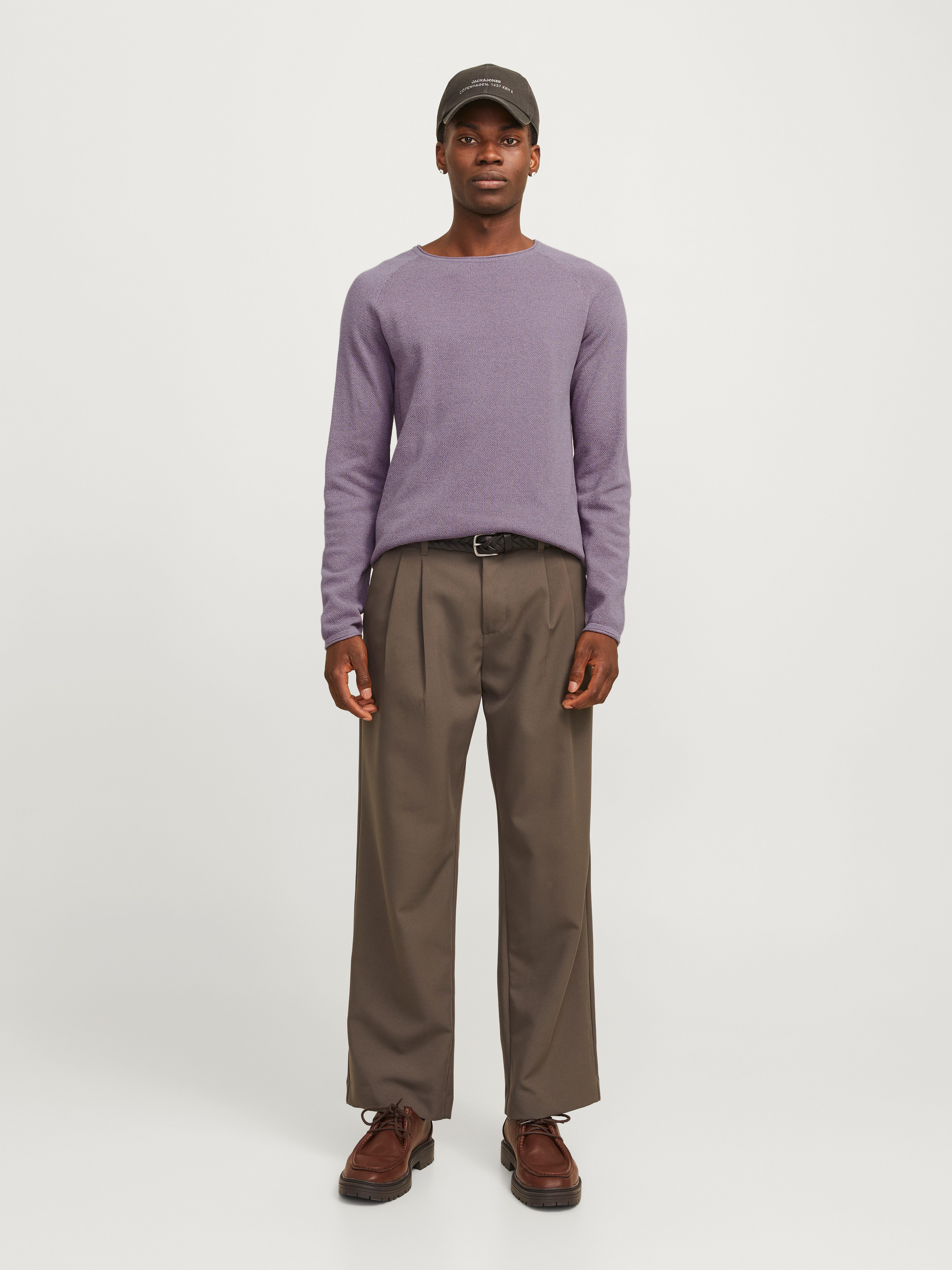 Jack & Jones Trui met ronde hals JJEHILL KNIT CREW NECK NOOS