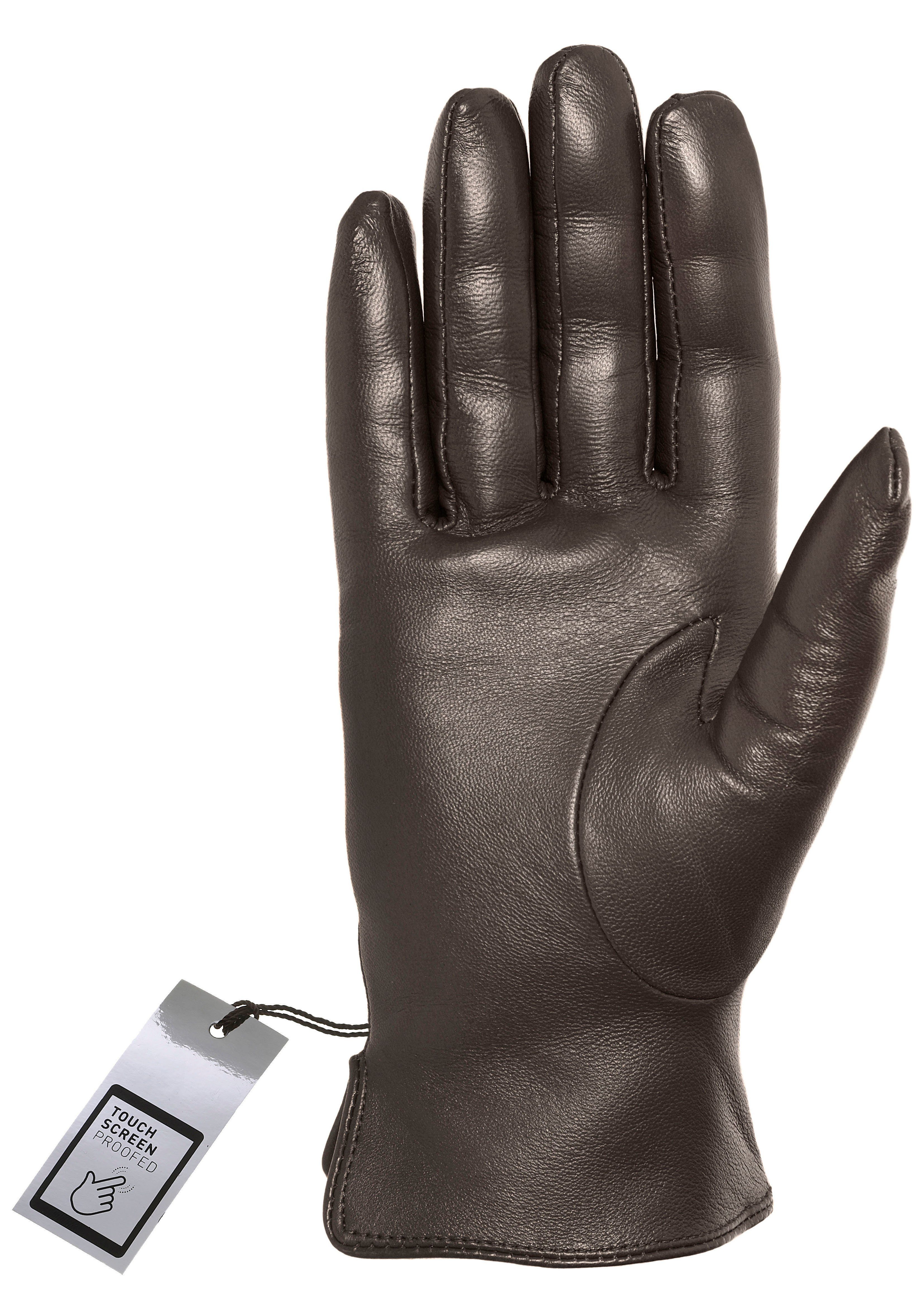 PEARLWOOD Leren handschoenen Zijslits voor comfortabel aantrekken