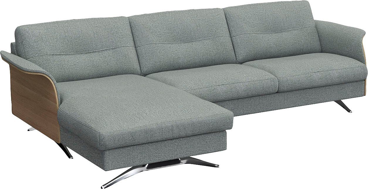 FLEXLUX Hoekbank Glow comfortabel en comfortabel door hoogwaardige zitconstructie, L-vorm