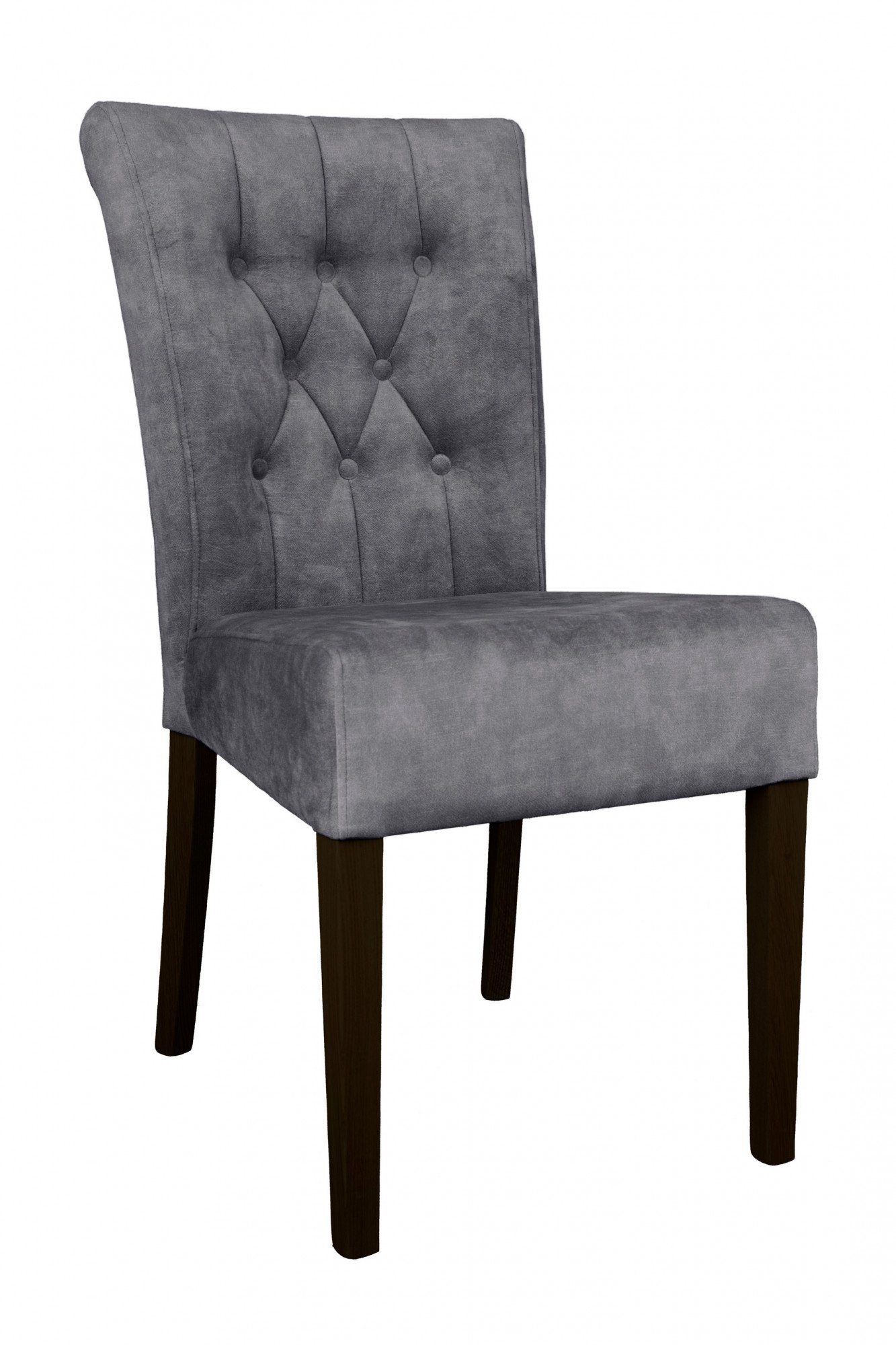 Home affaire Stoel met 4 poten Ravenna Eetkamerstoel met capitonnage (set, 2 stuks)