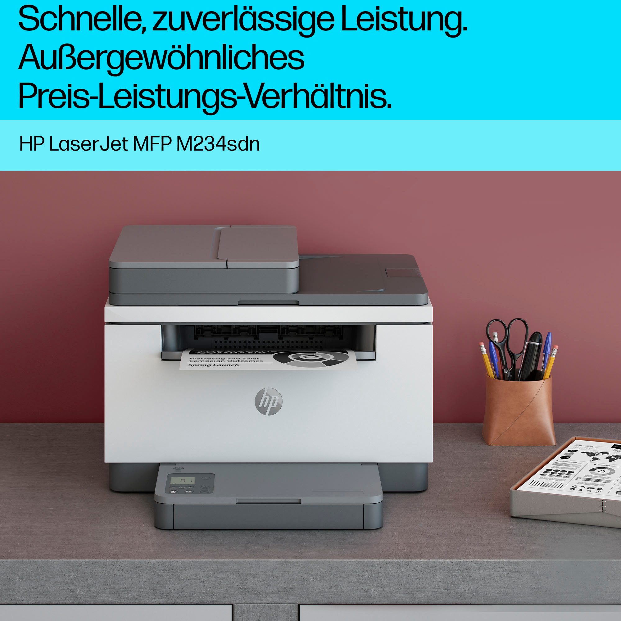 HP All-in-oneprinter LaserJet MFP M234sdn