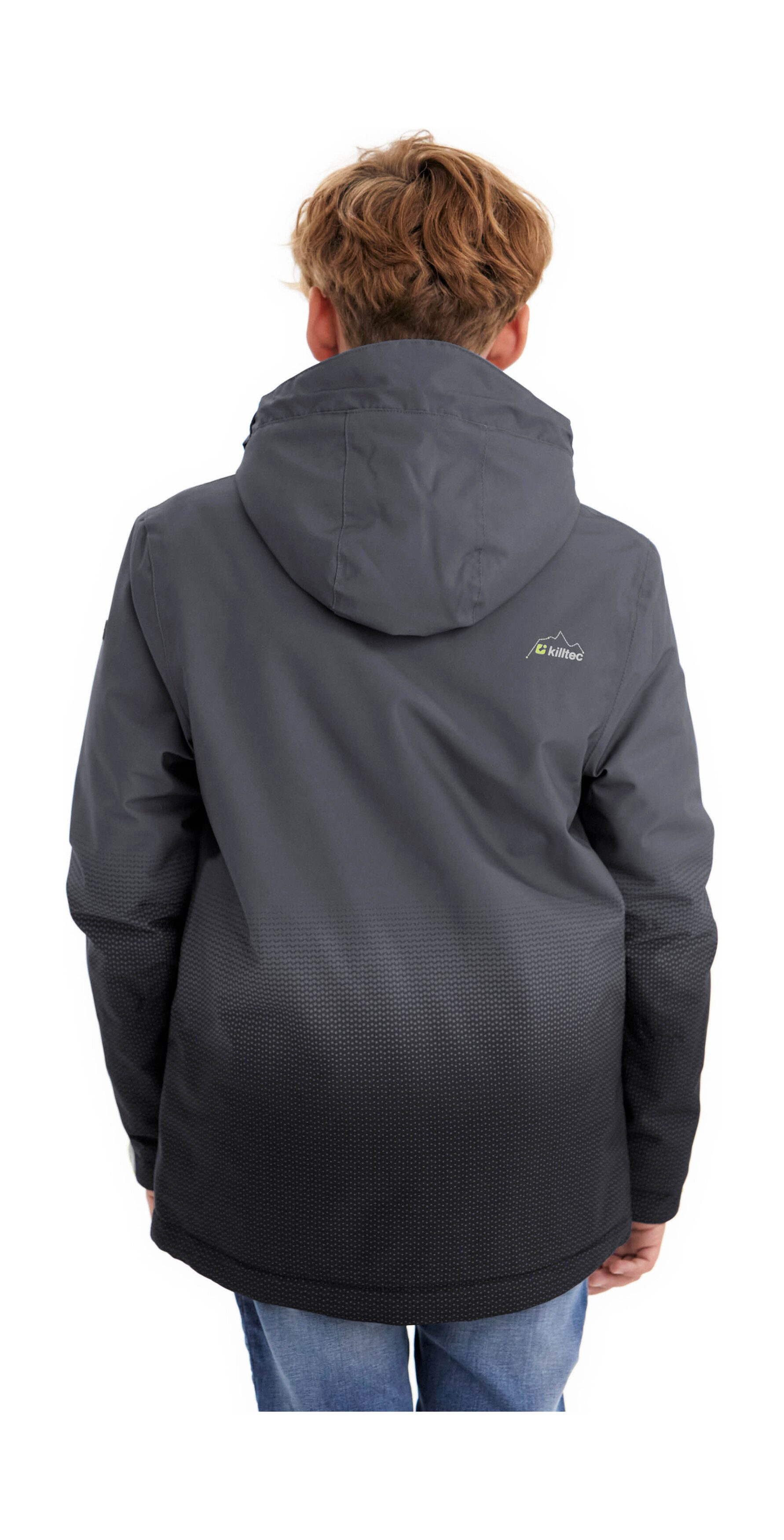 Killtec Outdoorjack Lynge BYS JCKT E Waterdichte functionele jas met sneeuwvanger en cool ontwerp