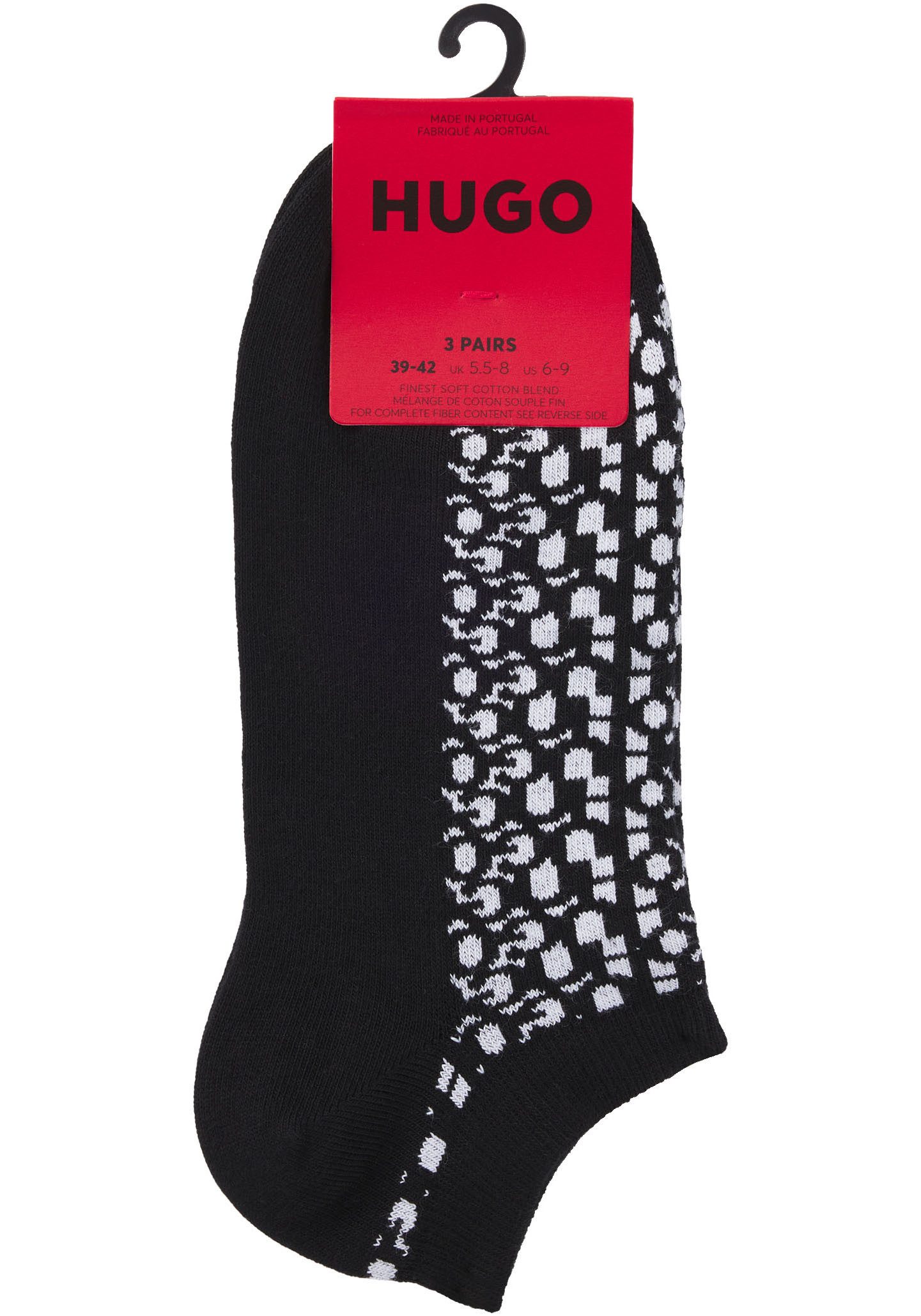 HUGO underwear Vrijetijdssokken 3P AS UNI LOGO CC W (Set van 3)