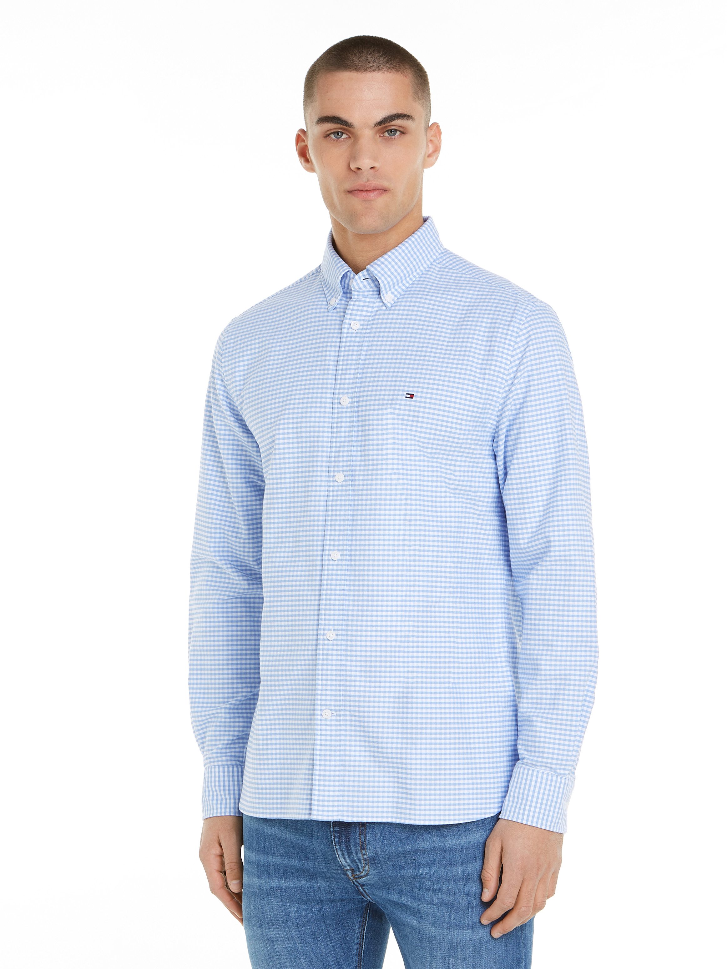 Tommy Hilfiger Overhemd met lange mouwen HERITAGE OXFORD GINGHAM RF SHIRT