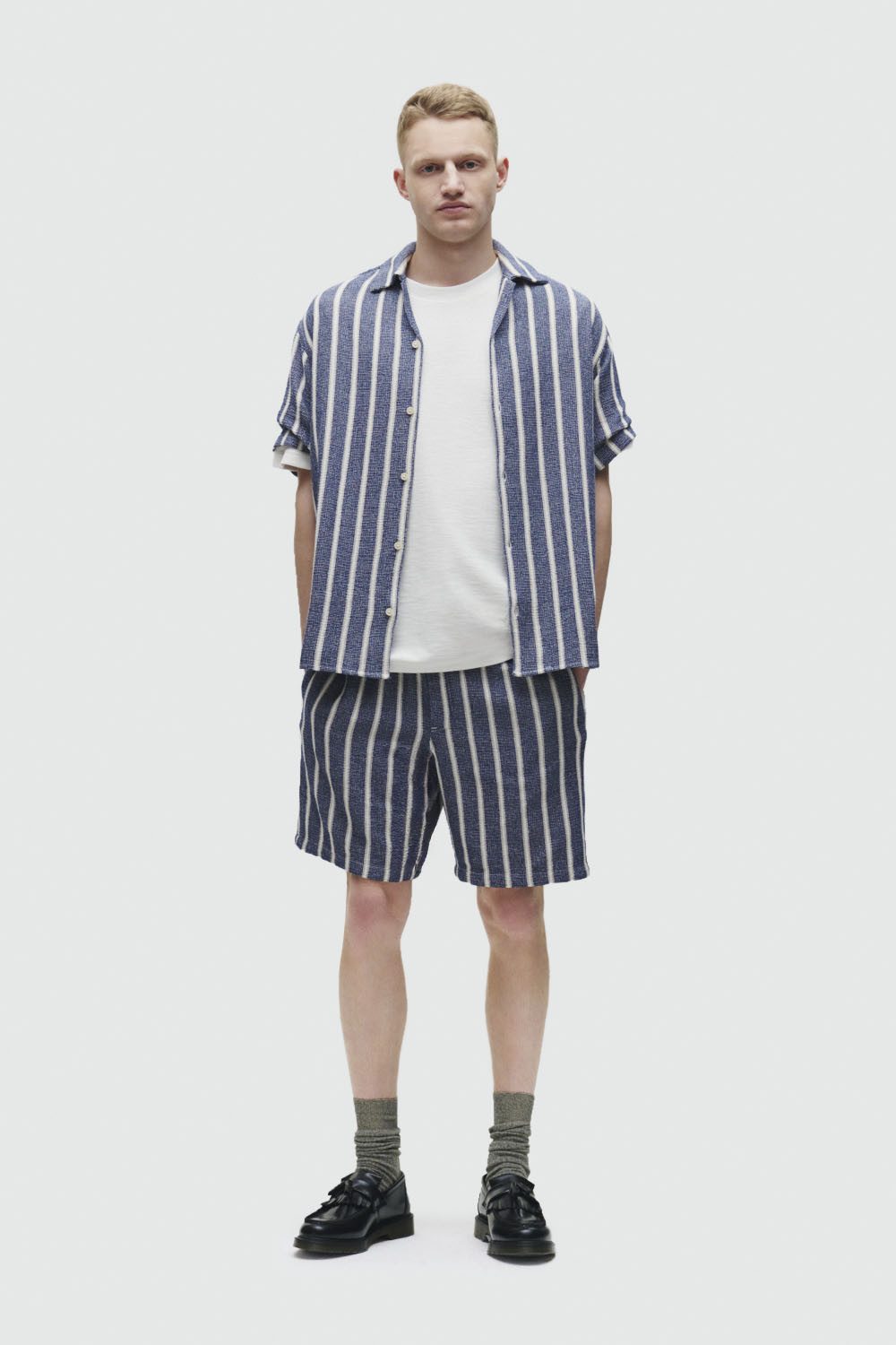 Jack & Jones Overhemd met korte mouwen JORCOBA STRIPE RESORT SHIRT SS SN