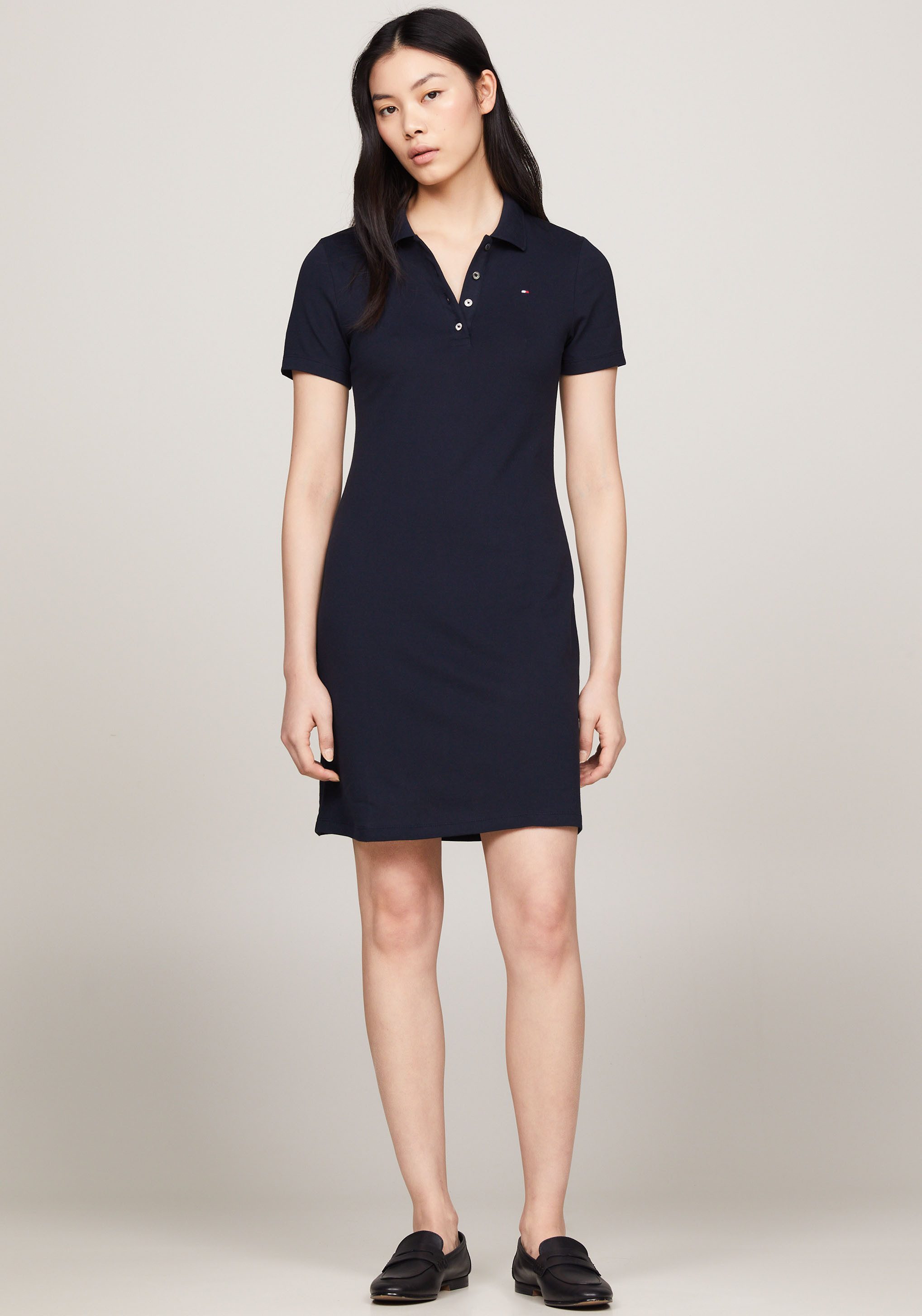 Tommy Hilfiger Polojurk 1985 SLIM PIQUE POLO DRESS SS