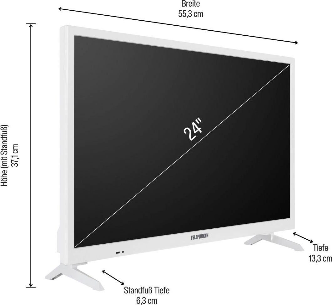Telefunken Led-TV L24H550M4-W, 60 cm / 24", HD ready