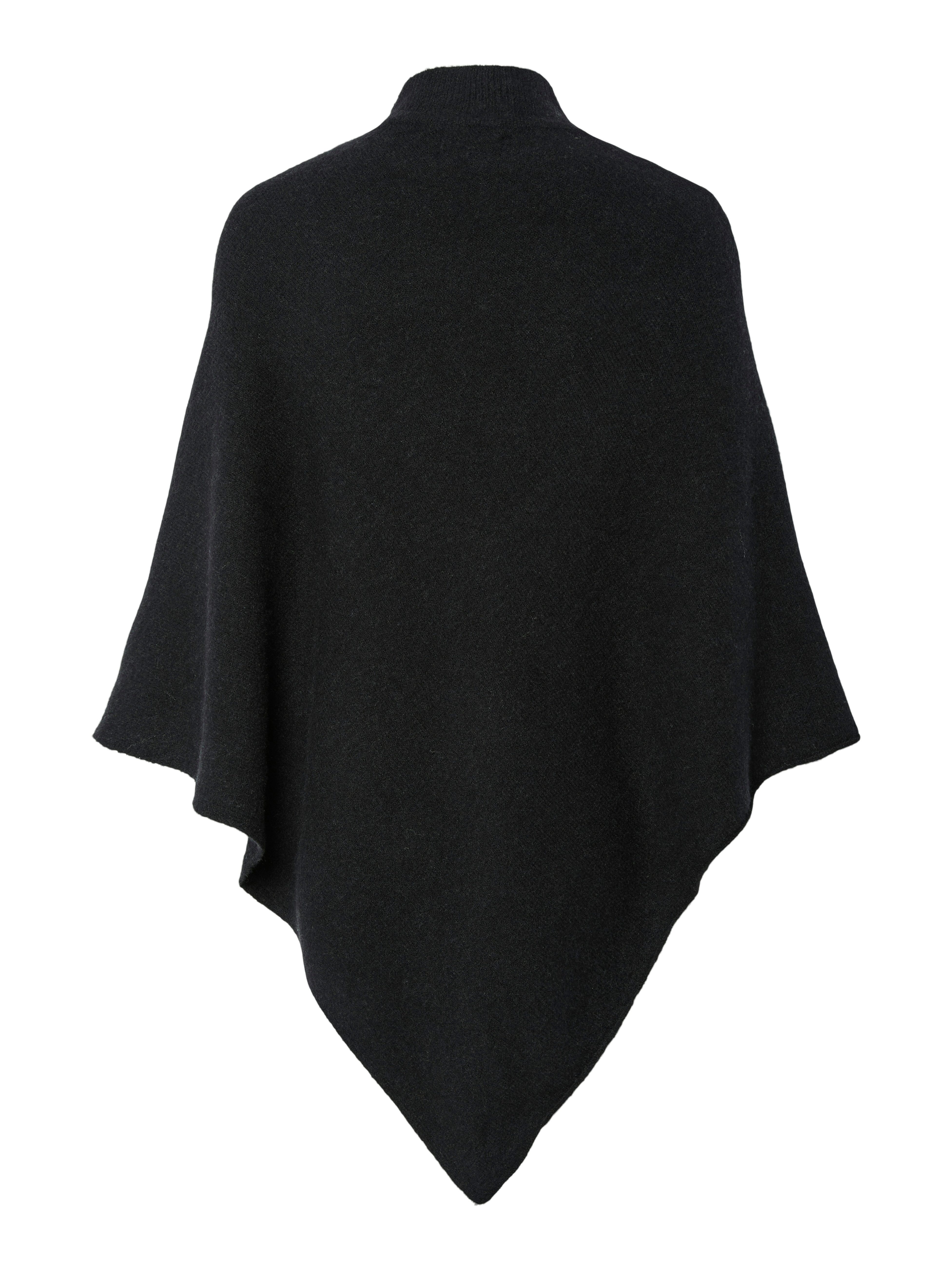 pieces Gebreide poncho PCFORTUNA HIGH NECK PONCHO NOOS BC